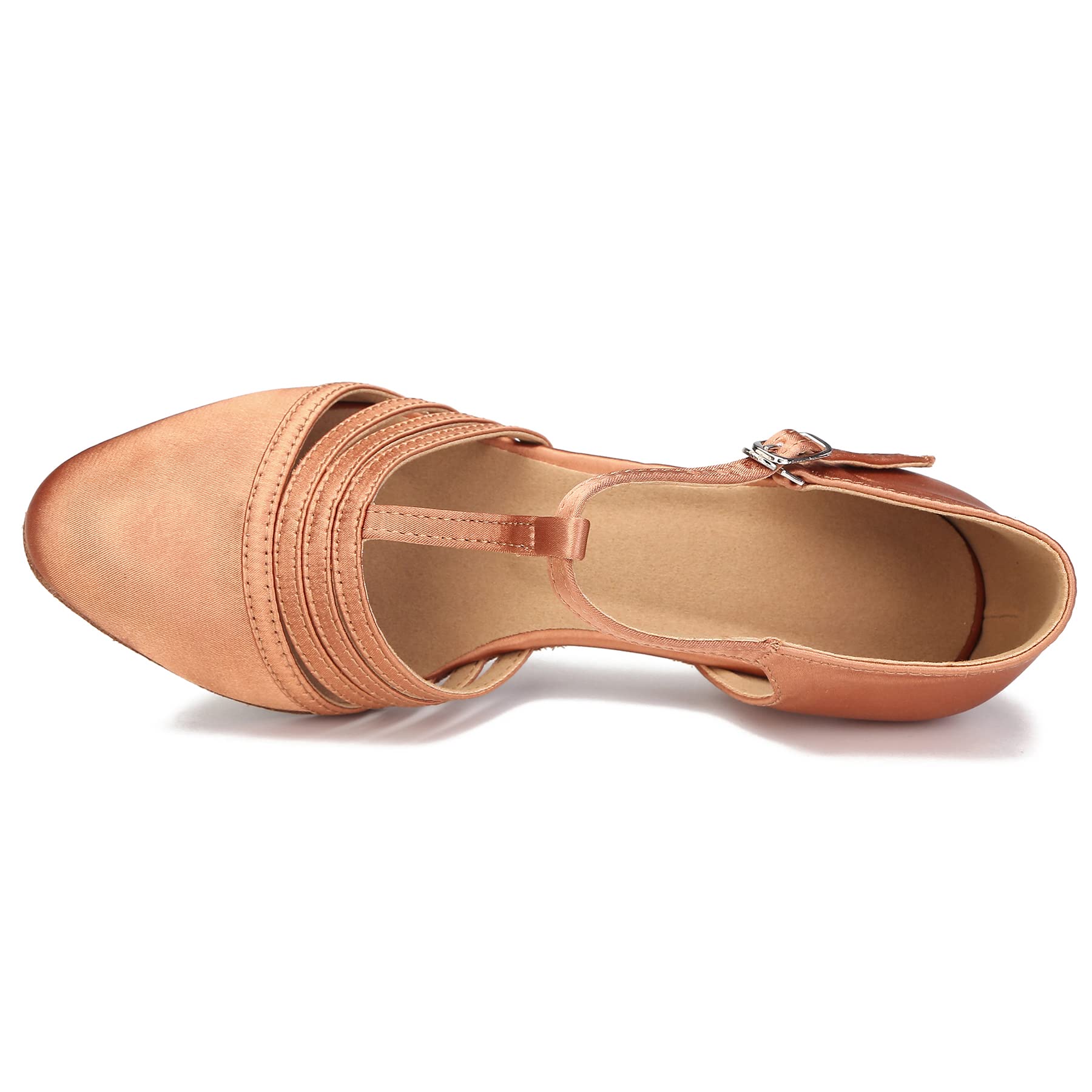 Best Women's Ballroom Dance Shoes - Closed Toe Latin Salsa Dance Shoes ZB12 for Professional & Social Dancing - Perfect for Weddings, Performances & Dance Classes