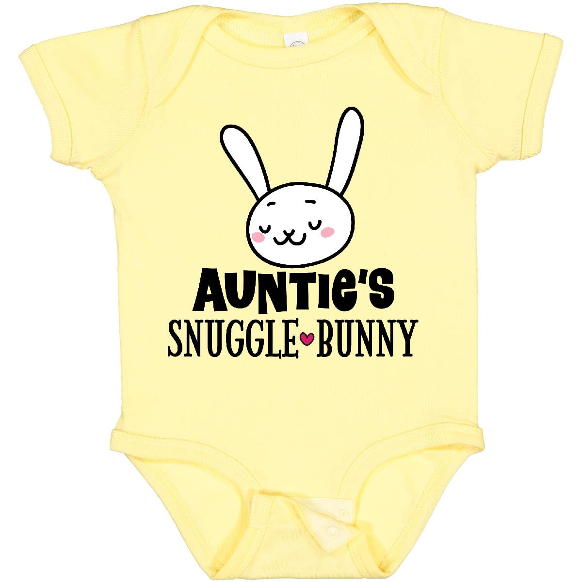 Inktastic Auntie Snuggle Bunny Easter Baby Bodysuit - Cute Easter Outfit for Infants, Soft Cotton Onesie for Newborns & Toddlers, Perfect for Easter Photos, Family Gatherings & Spring Celebrations