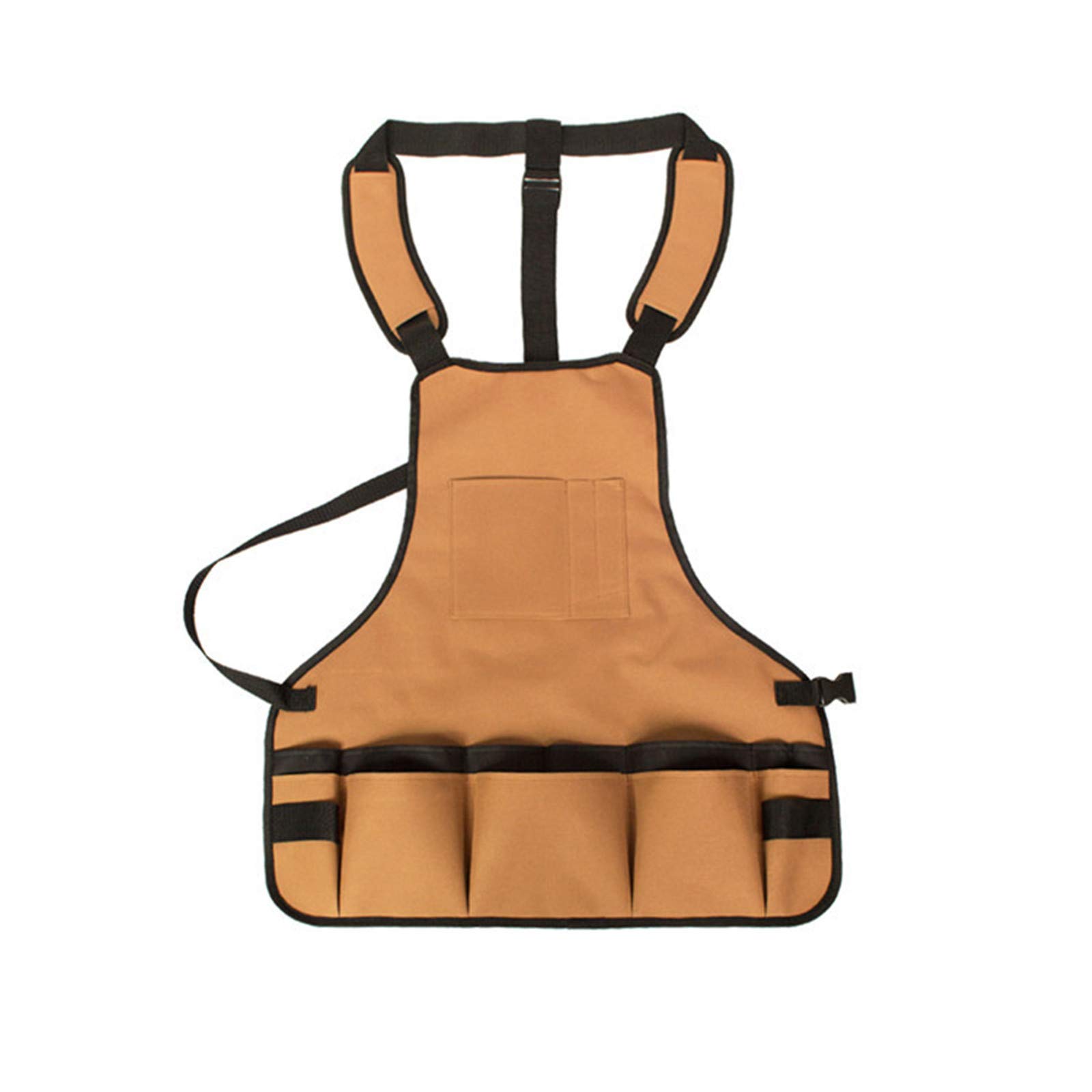 Heavy Duty Polyester Garden Tool Apron with Multiple Pockets - Durable Workwear for Gardening, Landscaping & DIY Projects (Ideal for Planting, Pruning & Outdoor Chores)