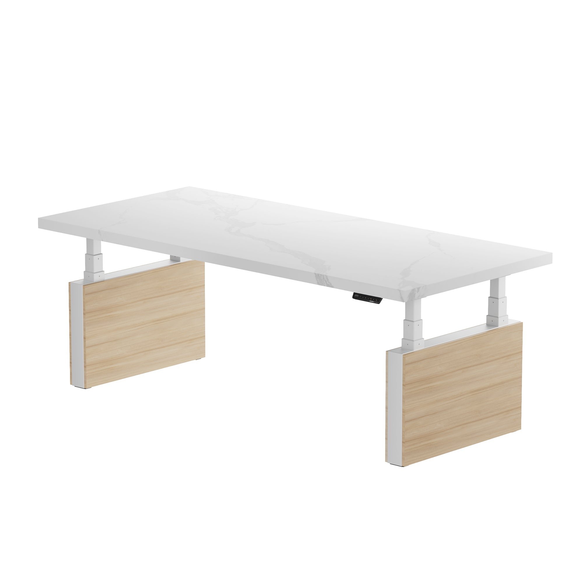 Zen Pro Executive Standing Desk - Adjustable Height Electric Standing Desk for Home & Office - Ergonomic Workstation for Productivity & Comfort