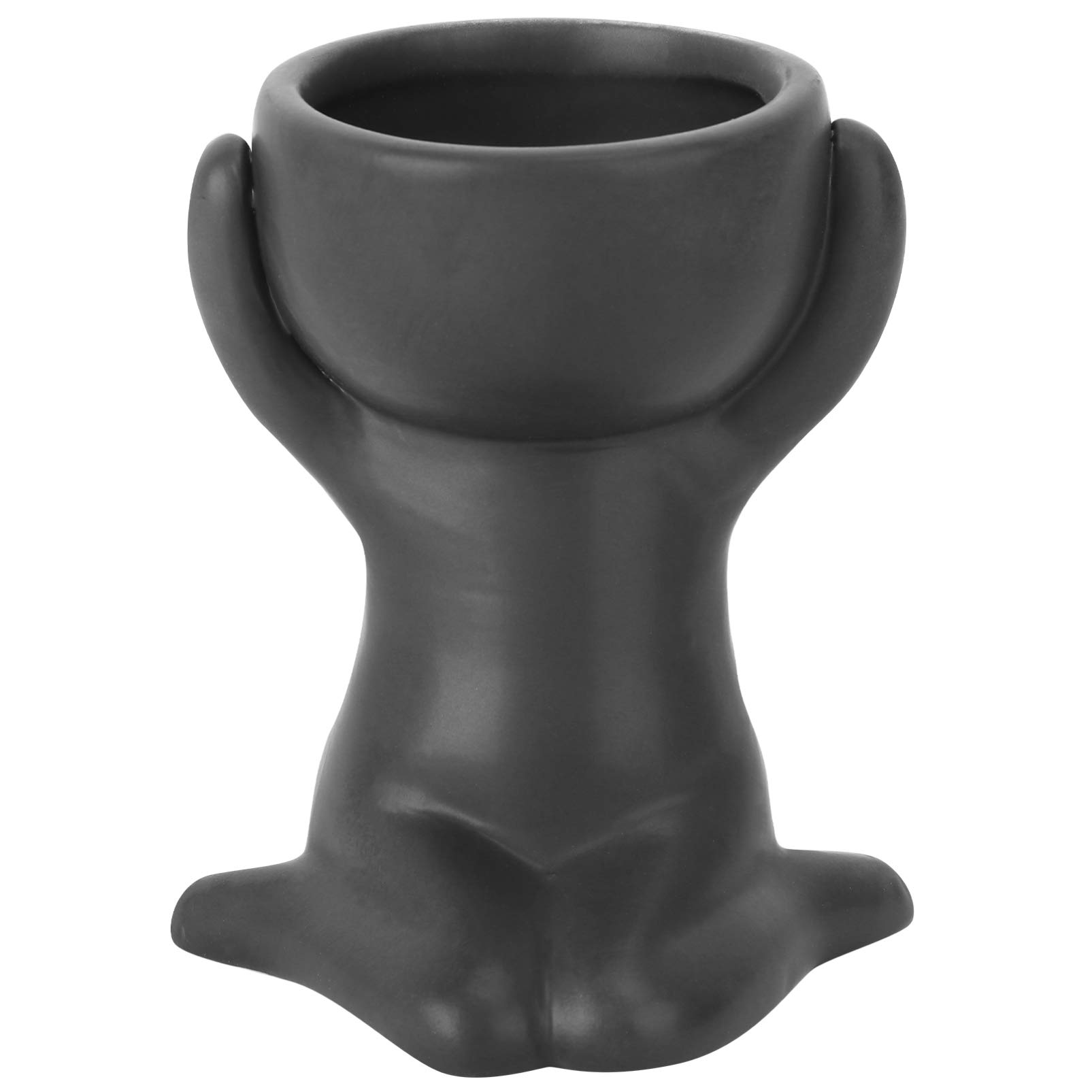 Stylish Hemoton Ceramic Succulent Planter - Modern Human Face Vase for Flowers, Bonsai & Home Decor | Perfect Wedding, Birthday Gift & Table Centerpiece | Ideal for Indoor Plants, Office Desk & Living Room Decor