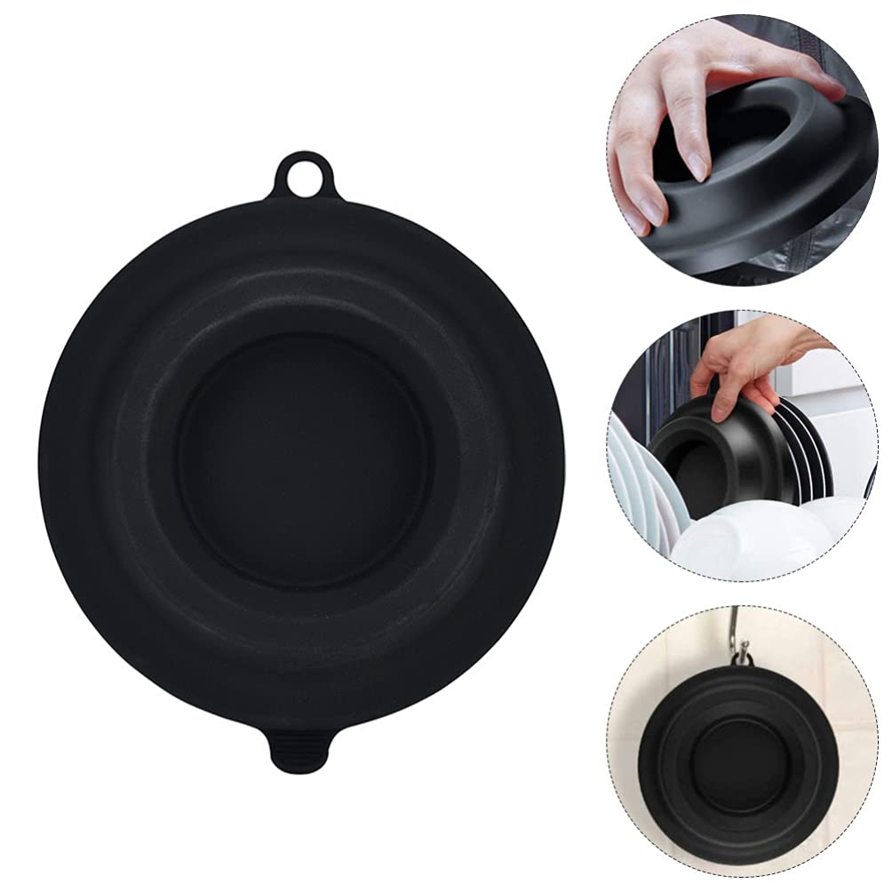 Cabilock Silicone Pressure Cooker Lid Holder - Universal Kitchen Accessory for Rice Cooker, Air Fryer, Dishwasher - Non-Slip Heat Resistant Cookware Organizer (Perfect for Small Kitchen Storage & Cooking Safety)