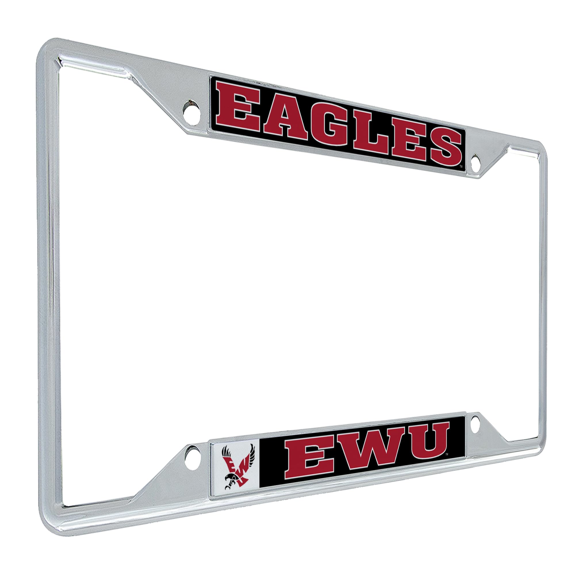 EWU Eagles Metal License Plate Frame - Desert Cactus Design Car Accessories for Front or Rear Bumper | Perfect for EWU Alumni, Fans & Graduation Gifts | Show School Spirit on Campus or Game Day