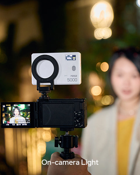 Godox MA5R RGB LED Light with Built-in Power Bank - Portable Lighting for Photography, Videography, and Outdoor Adventures