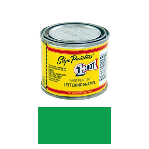 Premium Emerald Green Pinstriping Lettering Enamel Paint - 1/4 Pint (4oz) for Automotive, Motorcycle & Sign Painting - High Gloss Finish for Custom Art & DIY Projects