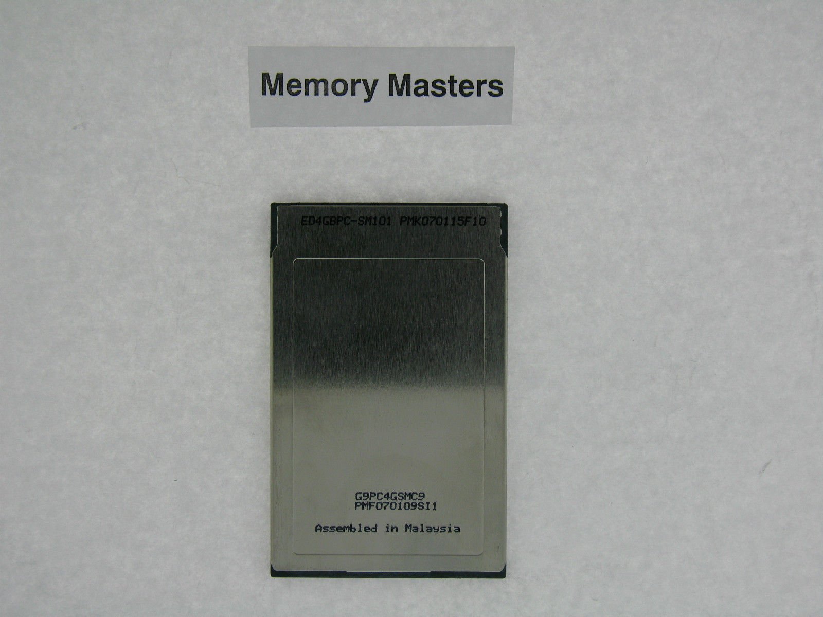 MemoryMasters 4GB ATA Flash Memory Card - G9PC4GSMC9 for Digital Cameras, Camcorders & Industrial Devices | Reliable Data Storage Solution