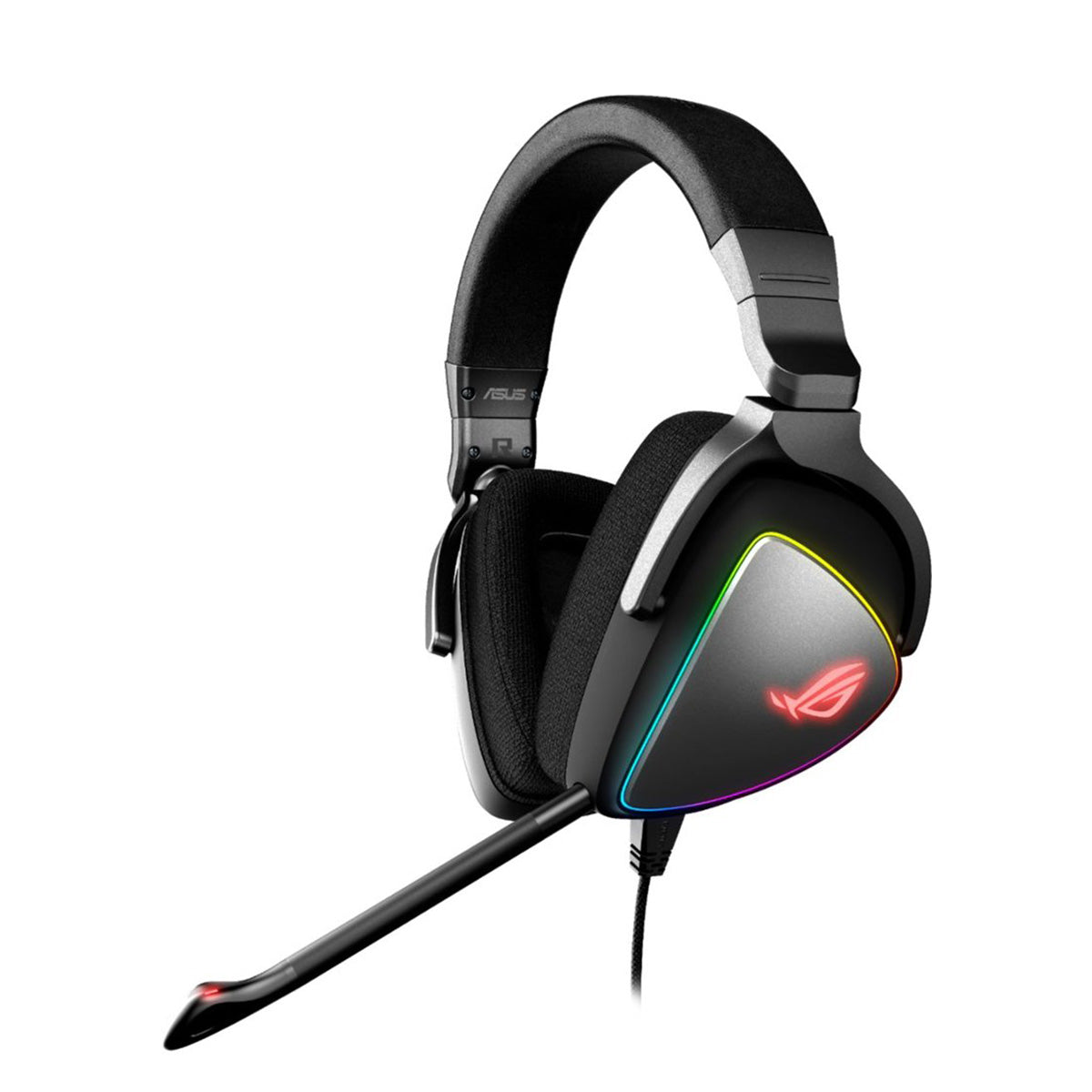 ASUS ROG Delta RGB Gaming Headset with Hi-Res Audio - Lightweight Design for PC, PS4, PS5, Xbox - Perfect for FPS, MOBA & Streaming (Showroom Demo)