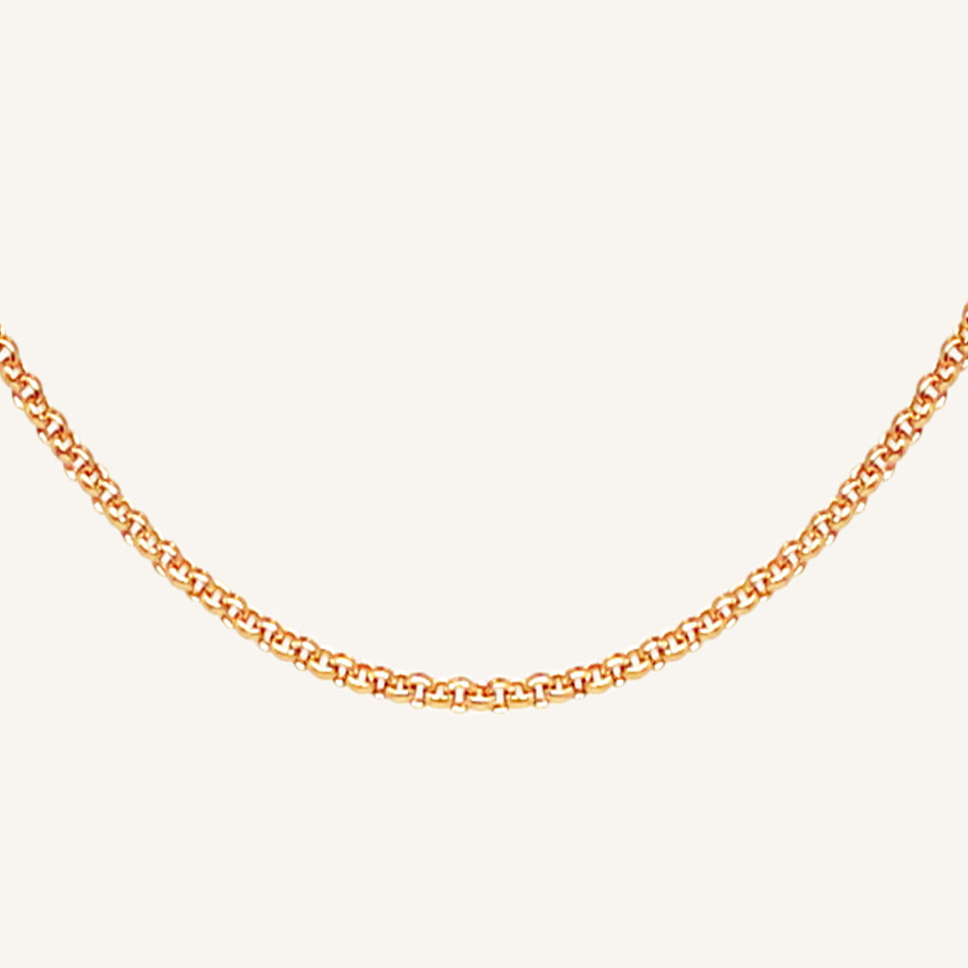 Franc Create Chain 80cm Gold Necklace for Women - Elegant Layering Jewelry for Everyday Wear, Party & Special Occasions