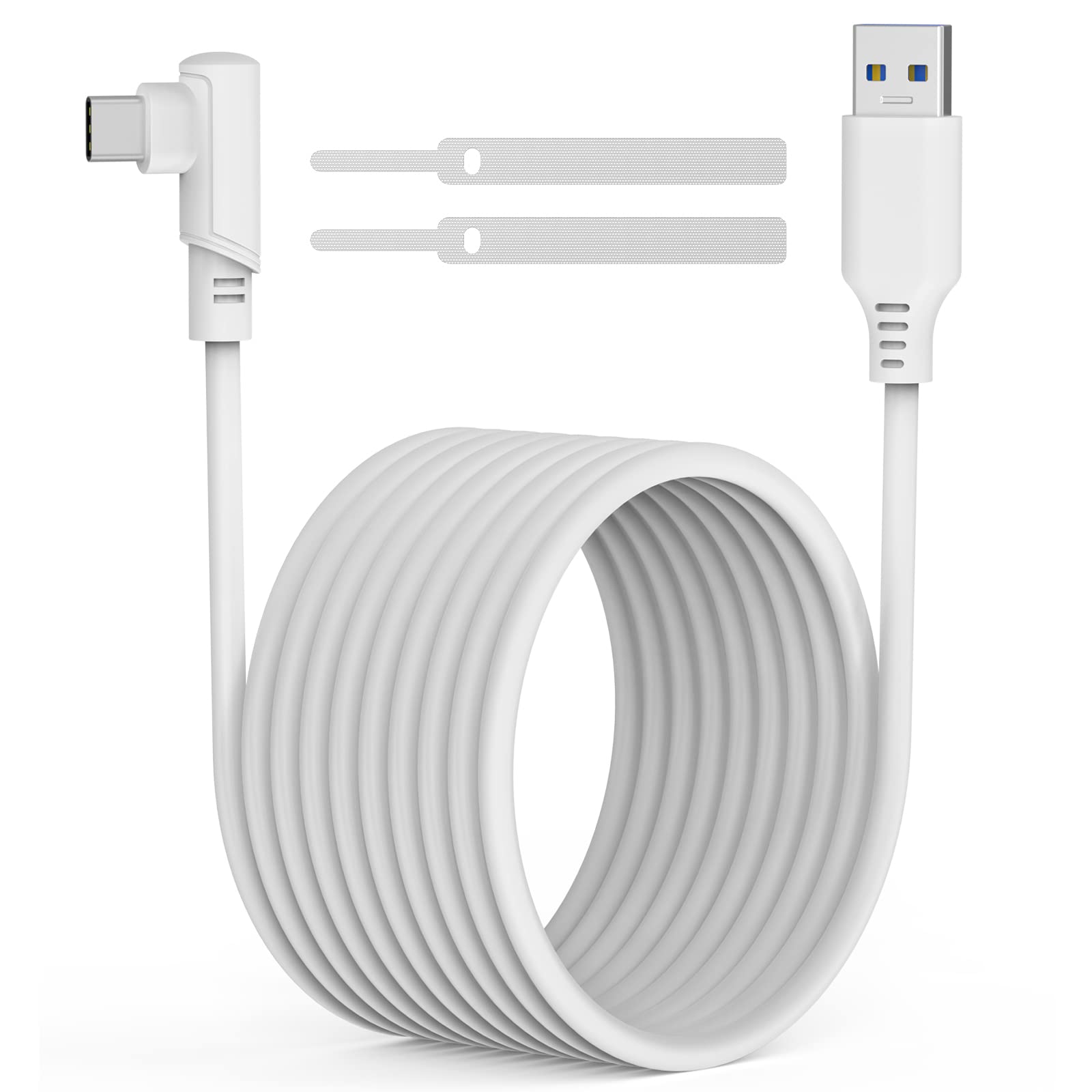 Oculus Quest 2 Link Cable 16FT - High Speed USB 3.0 to USB C VR Headset Cable for Meta Quest 2/1, PC & Steam VR - Fast Data Transfer & Charging for Gaming PC - Perfect for Immersive VR Gaming & PC Connectivity
