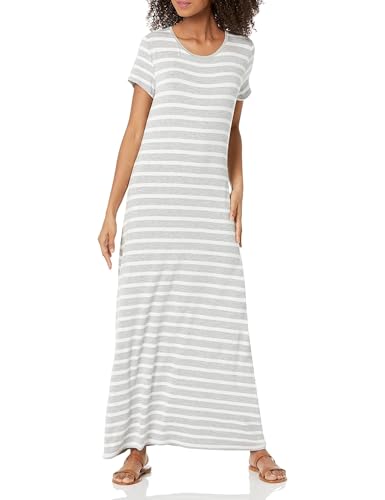 Grey Heather French Stripe