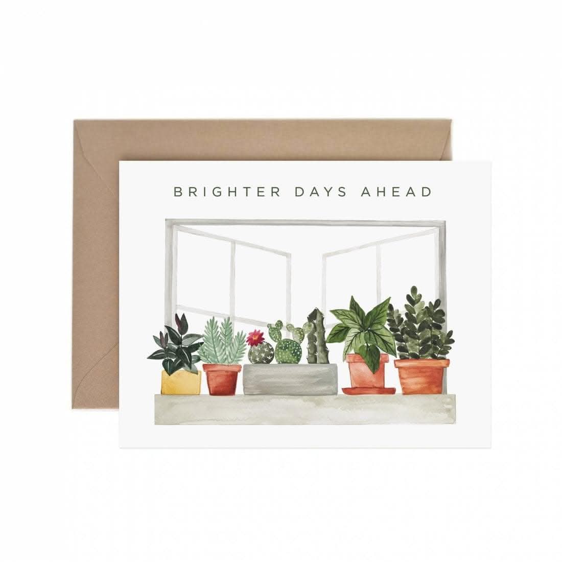 Brighter Days Ahead Greeting Card - Uplifting & Inspirational Card for Friends & Family - Perfect for Birthdays, Encouragement & Special Occasions