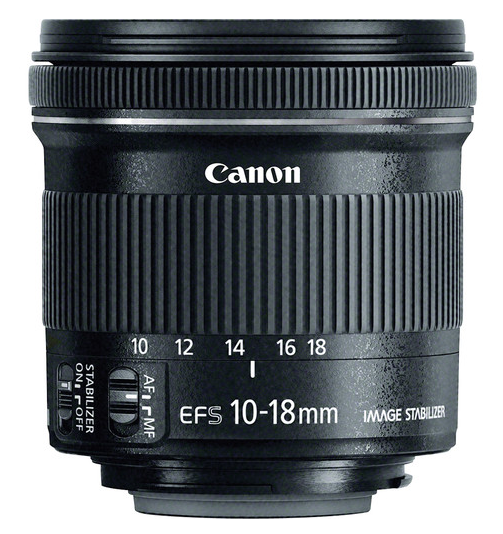 Canon EF-S 10-18mm f/4.5-5.6 IS STM Wide-Angle Zoom Lens for DSLR Cameras - Perfect for Landscape, Architecture & Travel Photography