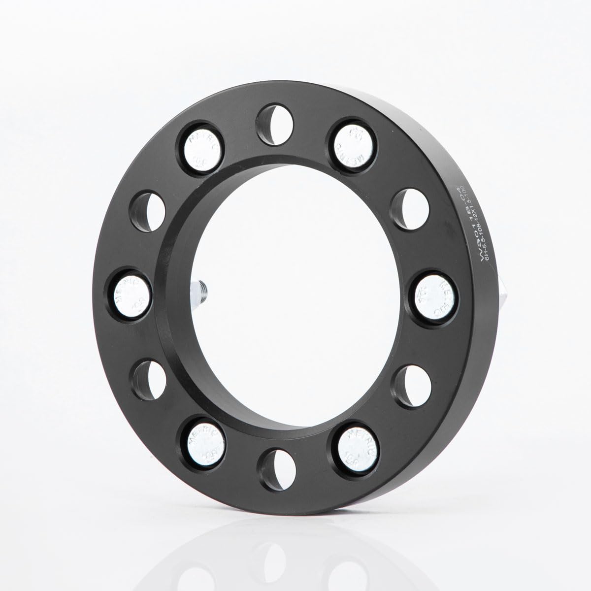 2PC Black 6x5.5 6x139.7 Wheel Spacers 1 Inch with 14x1.5 Studs - Compatible with Chevy GMC Express Suburban Silverado 1500 Tahoe Yukon Sierra 1500 (1999-2024) & RAM1500 (2019-2024) | Perfect for Off-Roading & Truck Customization
