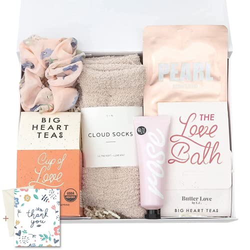 Unboxme Hug in A Box Care Package for Women - Thoughtful Get Well Soon, Sympathy, Birthday & Self-Care Relaxation Gift Set with Thank You Card | Perfect for Hospital Recovery, Friend Encouragement, Grieving Support & Special Occasions