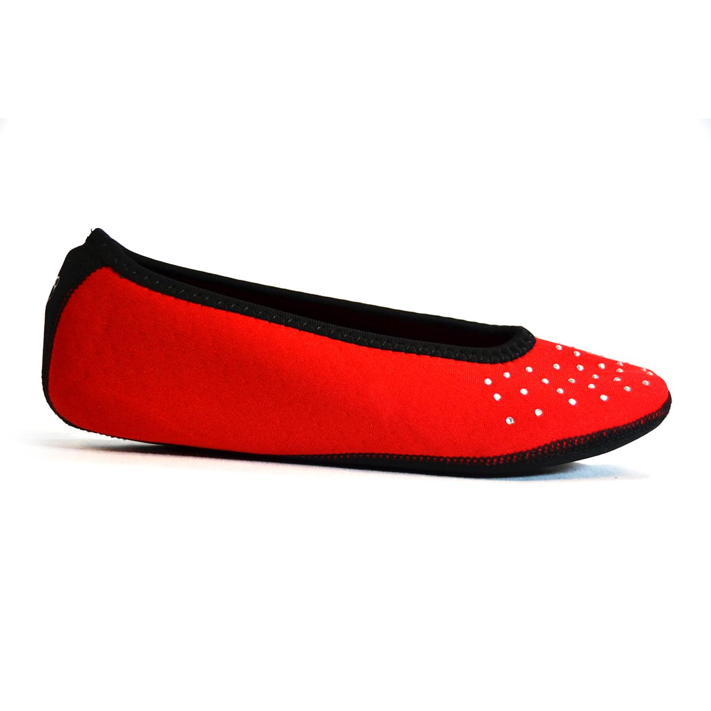Nufoot Women's Ballet Flats - Comfortable Slip-On Slippers for Travel, Yoga & Indoor Wear | Soft Non-Slip House Shoes for Home, Office & Relaxation