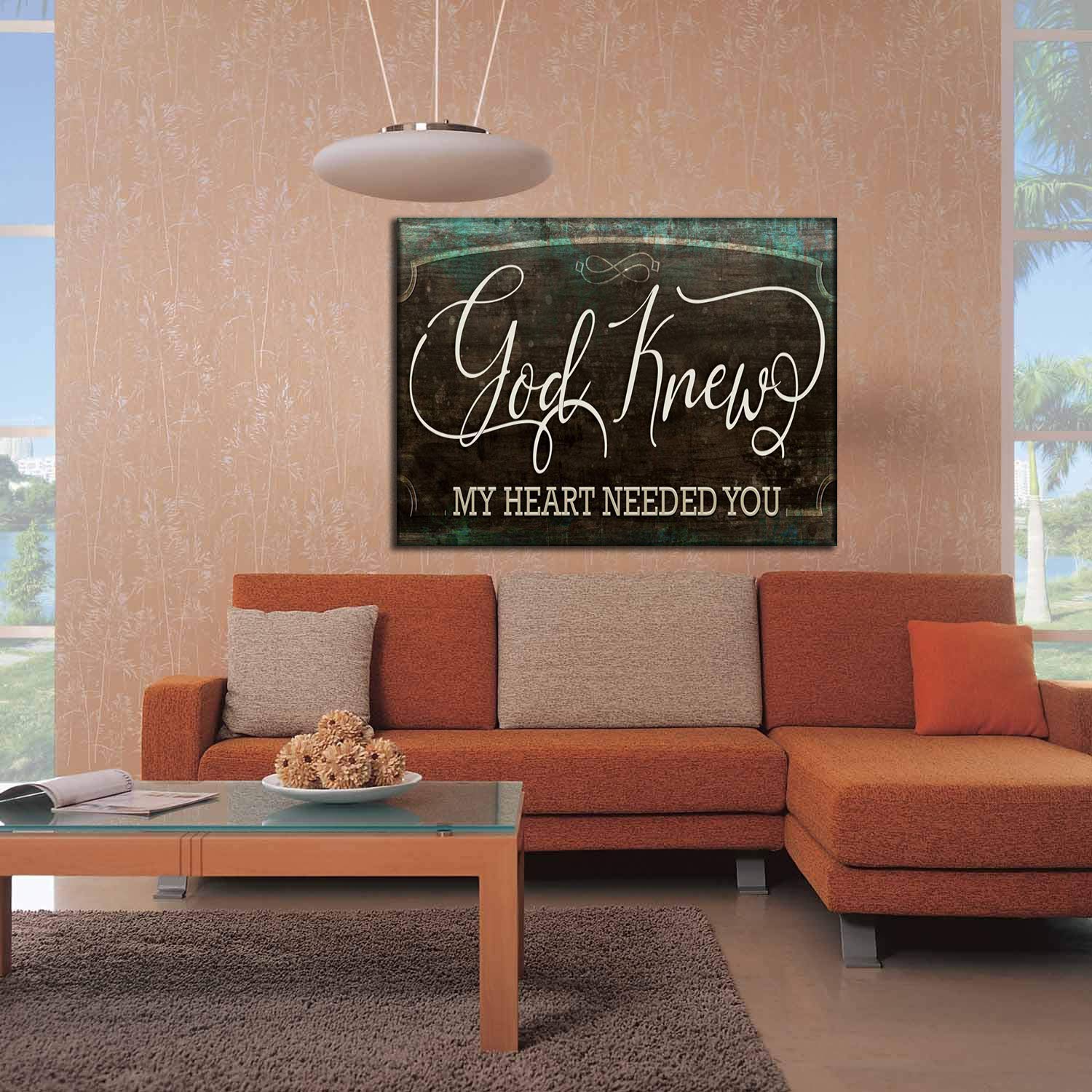 Jesus Picture Framed Wall Art - Jesus and the Samaritan Woman Religious Home Decor - Ready to Hang Christian Wall Art for Bedroom, Living Room, Office - Perfect for Prayer Spaces & Spiritual Inspiration