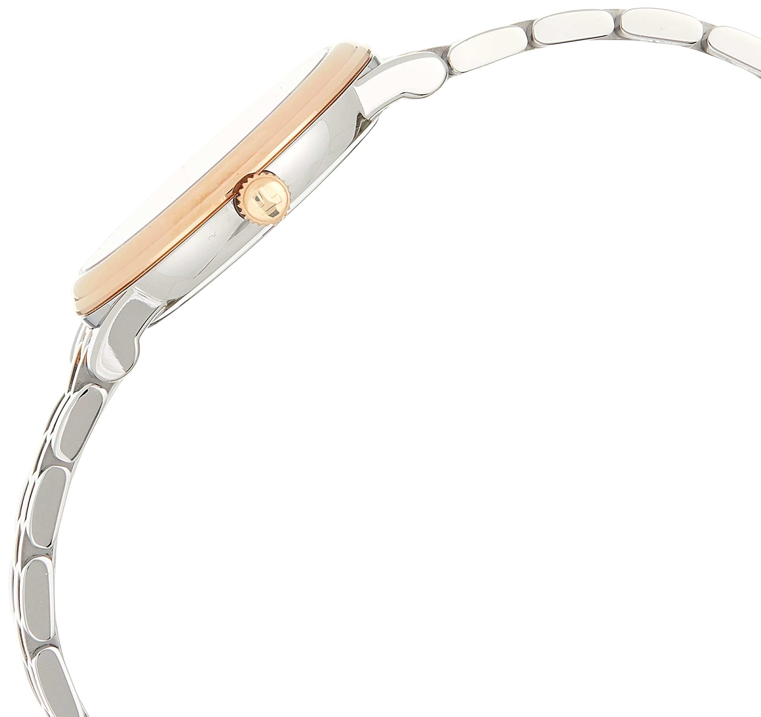 Tissot Carson Women's Stainless Steel Dress Watch - Grey & Rose Gold (T1222102203301) | Elegant Timepiece for Office, Parties & Special Occasions