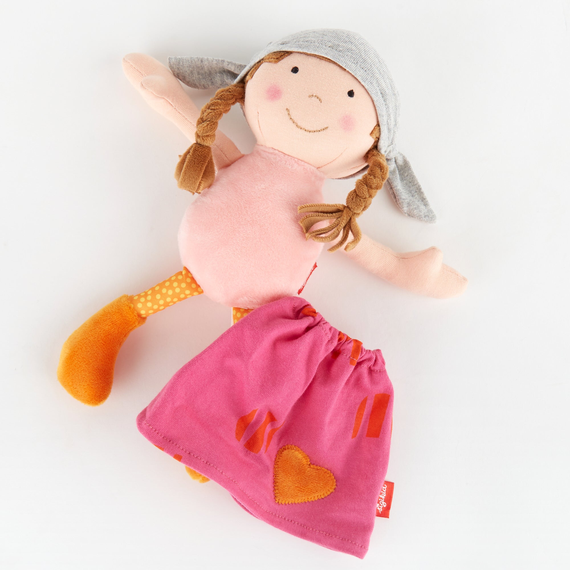 Soft Pink Plush Doll - Cute Stuffed Animal Toy for Kids, Girls, Boys - Perfect for Gifts, Bedroom Decor, and Cuddling