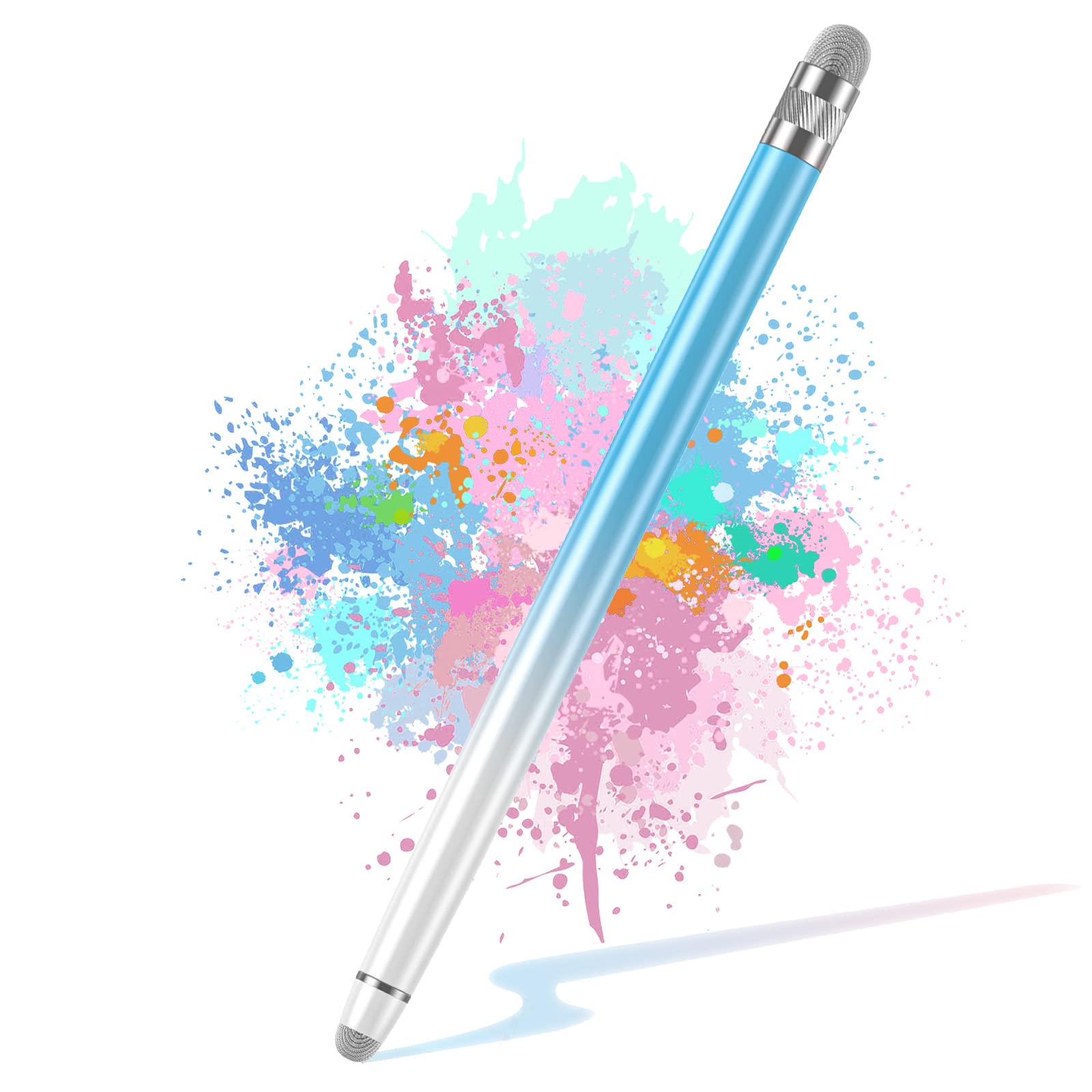 1PC Premium Stylus Pen for Touch Screens - Universal Compatibility with iPhone, iPad, Android Tablets & Microsoft Surface - Blue - Perfect for Drawing, Note-Taking & Touchscreen Navigation