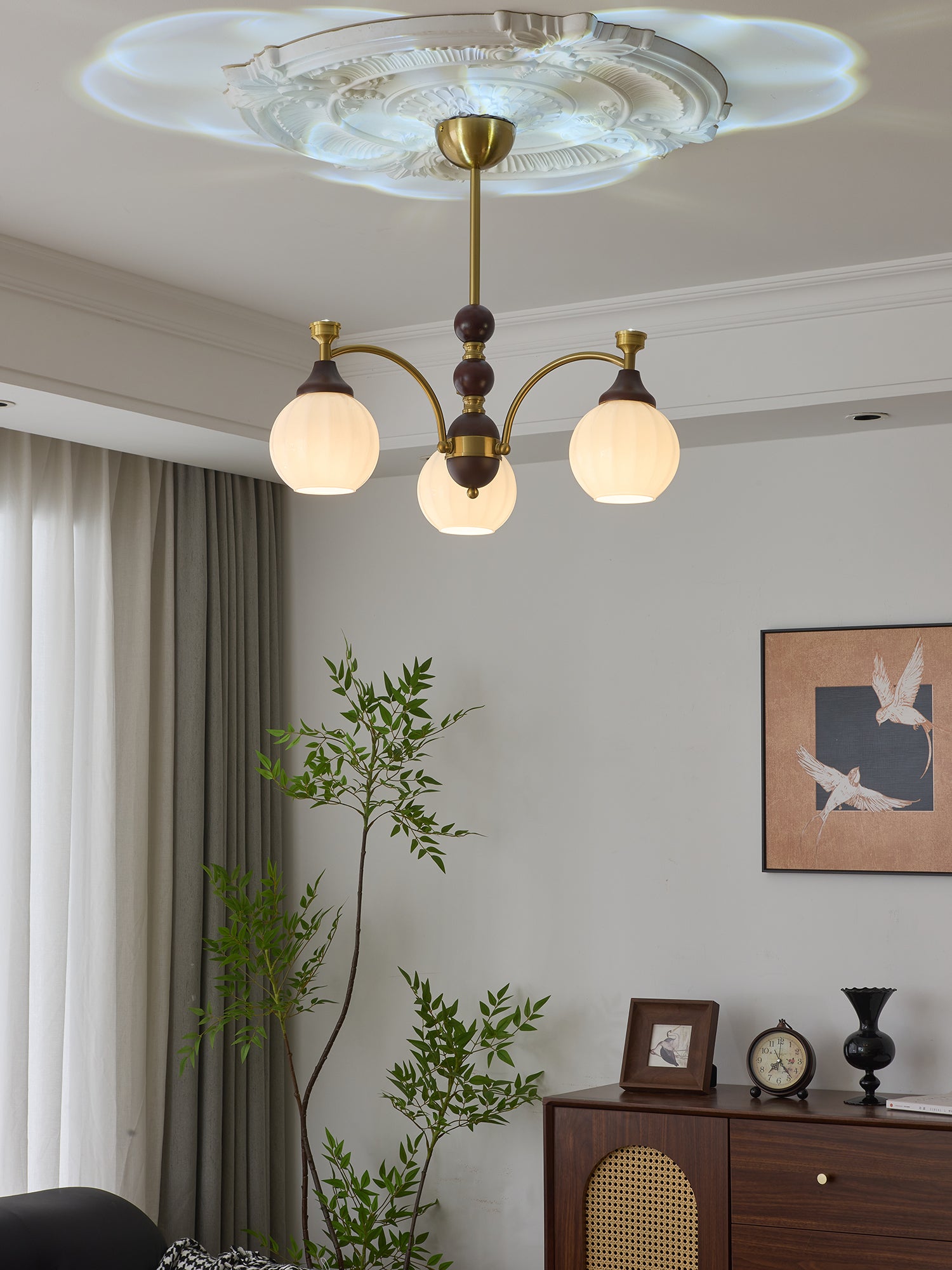 Callidora Crystal Chandelier - Elegant Modern Ceiling Light Fixture for Dining Room, Living Room & Bedroom | Perfect for Home Decor & Wedding Venues