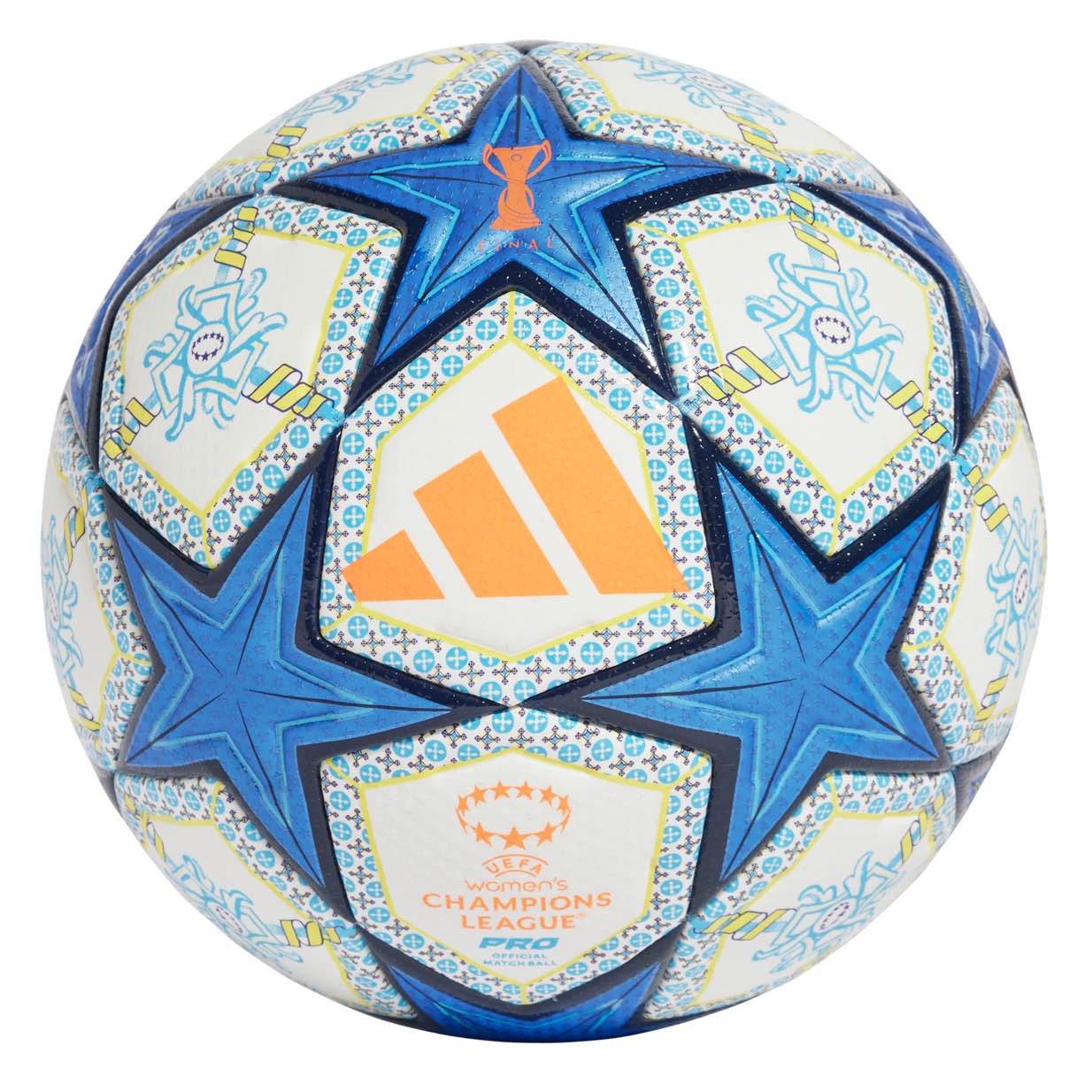 Adidas UWCL 24/25 Knockout Phase Pro Soccer Ball - Official Match Football for Women's Champions League Games, Training & Competitive Play