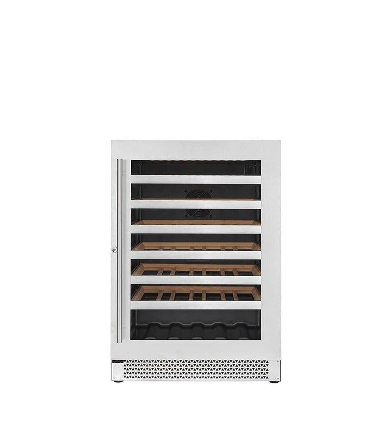 Cavavin Vinoa Collection 24-Inch Stainless Steel Wine Cooler - 48 Bottle Capacity (V 048WSZ) | Freestanding Wine Fridge for Home, Bar, or Restaurant Use