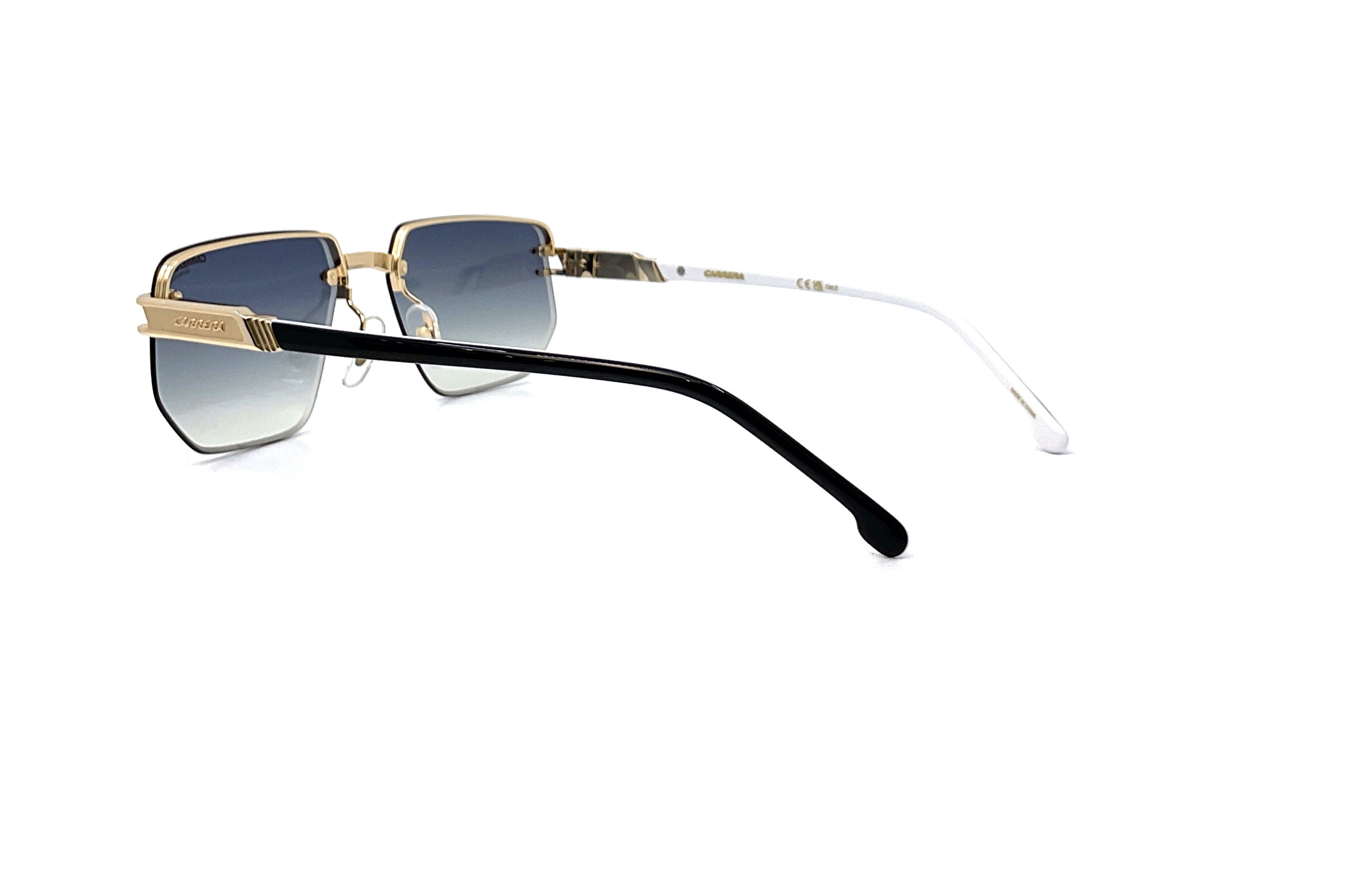 Carrera 1070/S Black & White Sunglasses - Polarized UV Protection for Men & Women - Perfect for Driving, Running, and Outdoor Activities
