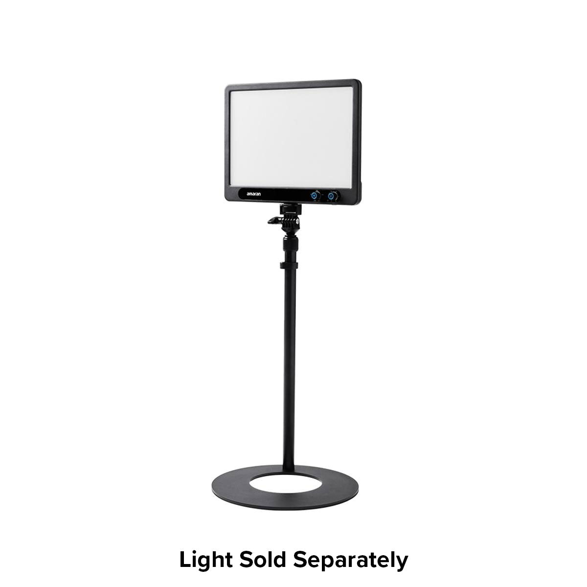 Amaran Base Light Stand (Black) - Professional Photography & Video Lighting Stand for Studio, YouTube, TikTok - Durable & Adjustable for Perfect Lighting Setup