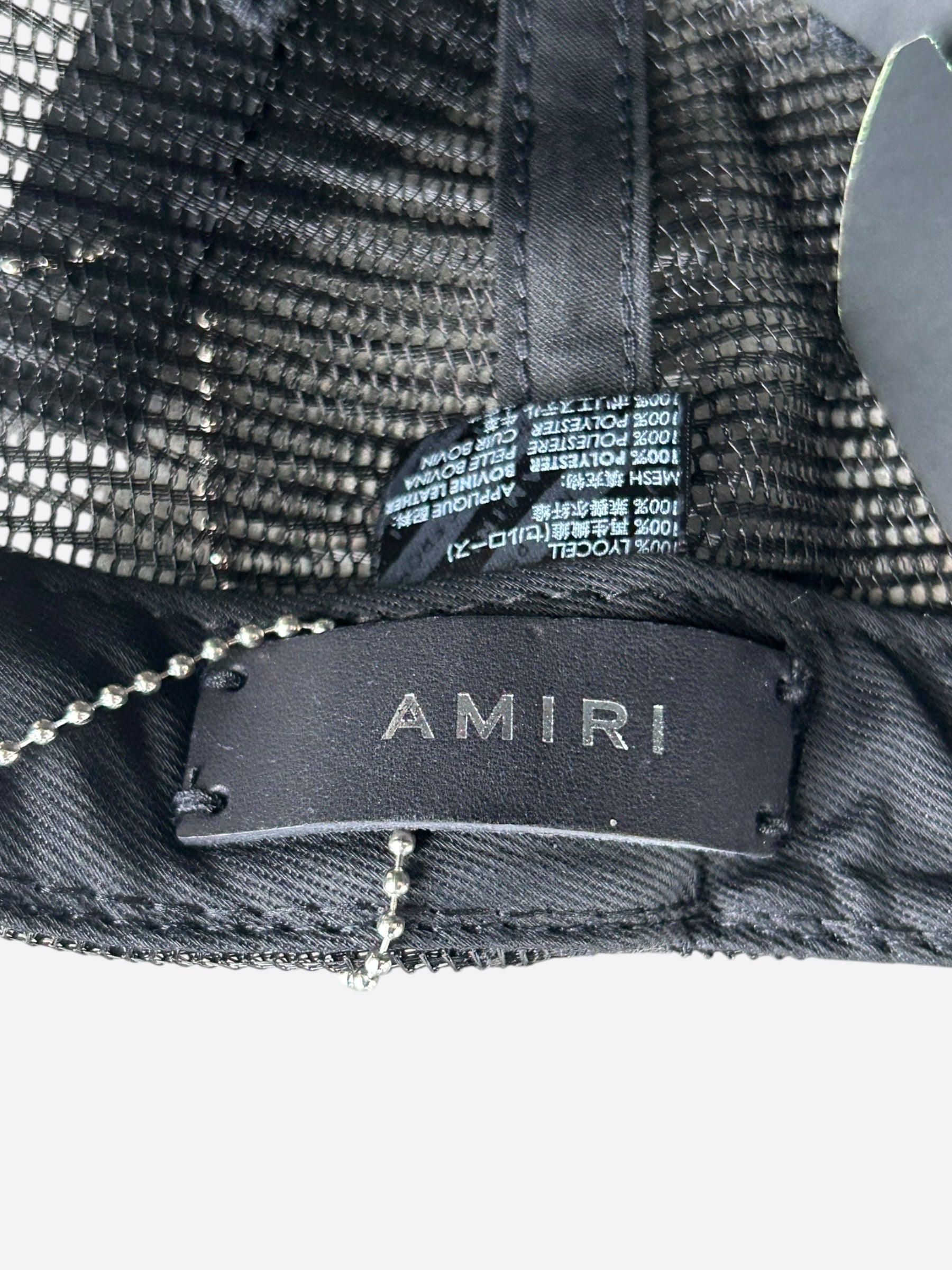 Amiri Black & Yellow Triple Star Trucker Hat - Stylish Baseball Cap for Men & Women - Perfect for Streetwear, Casual Outfits & Outdoor Activities