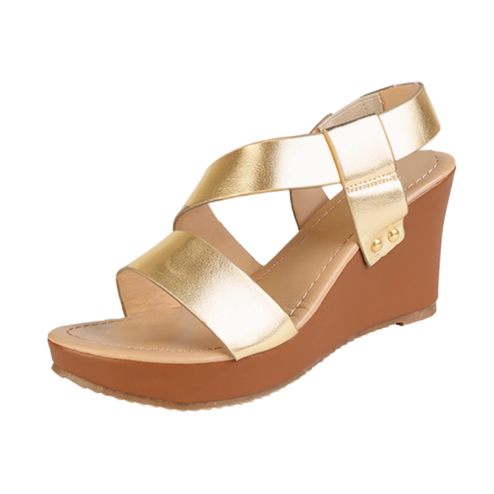 Women's Fashion Platform Wedge Sandals - Comfortable Strap Shower Sandals for Summer | Casual Beach, Pool, and Home Use