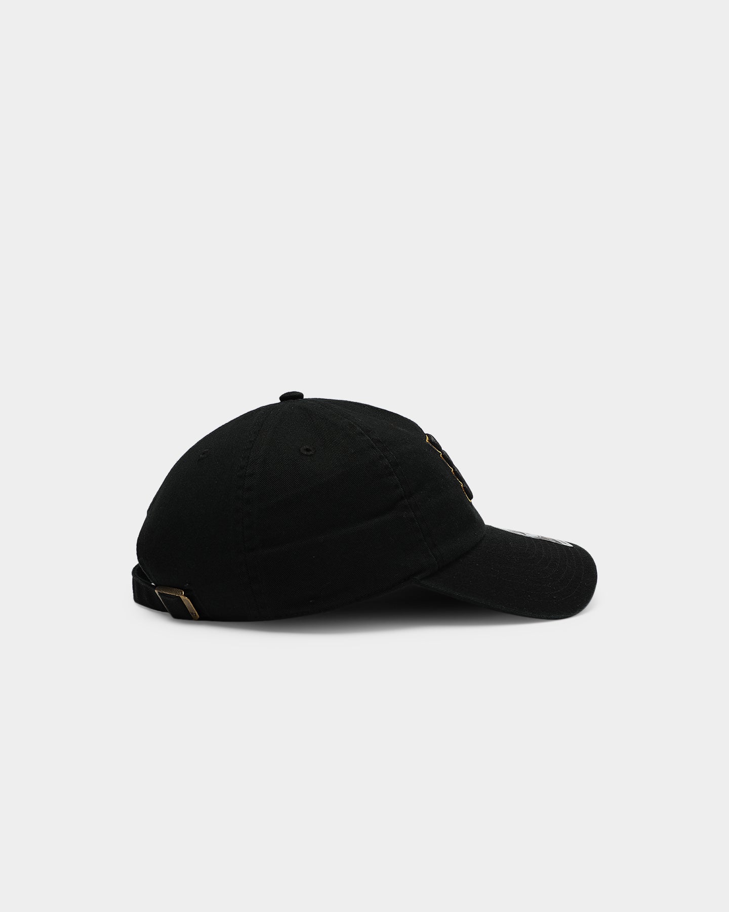 47 Brand Philadelphia Flyers Clean Up Strapback Adjustable Hat - Black & Gold Hockey Cap for Men & Women - Perfect for Game Day, Sports Events & Casual Wear