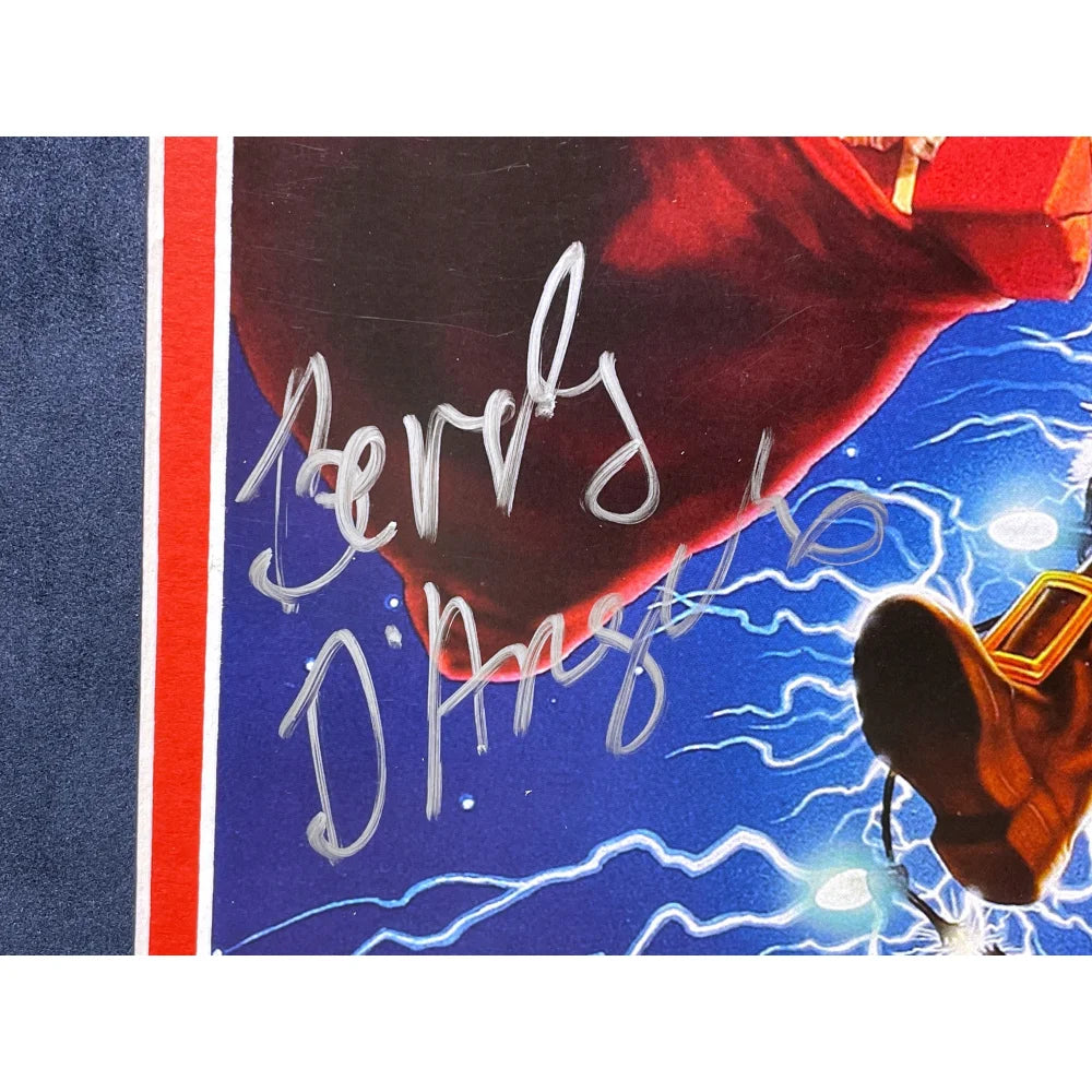 Authentic Chevy Chase, Beverly D'Angelo & Randy Quaid Signed National Lampoon's Christmas Vacation Movie Poster (12x18 Inches) - Framed Collectible with JSA COA - Perfect for Holiday Decor, Movie Memorabilia Displays & Christmas Gift for Film Fans