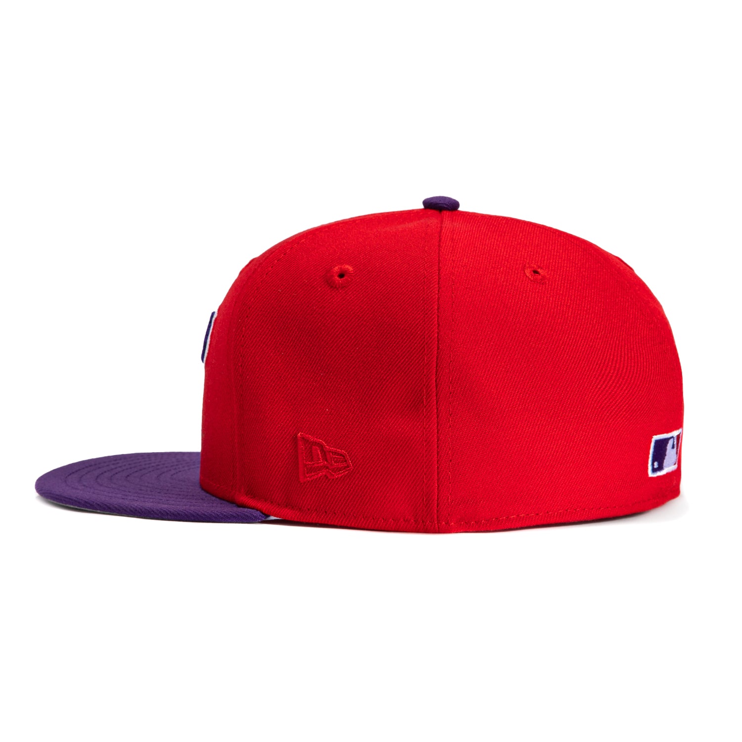 New Era 59Fifty Los Angeles Dodgers 1978 World Series Patch Snapback Hat - Red & Purple Baseball Cap for Men, Women - Perfect for Games, Collecting & Streetwear Fashion