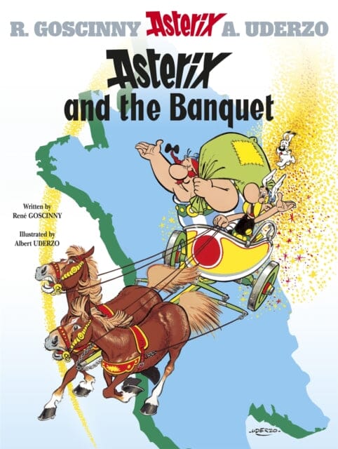 Asterix and The Banquet: Album 5 by Rene Goscinny | Classic French Comic Book Adventure | Perfect for Comic Collectors and Gift Ideas