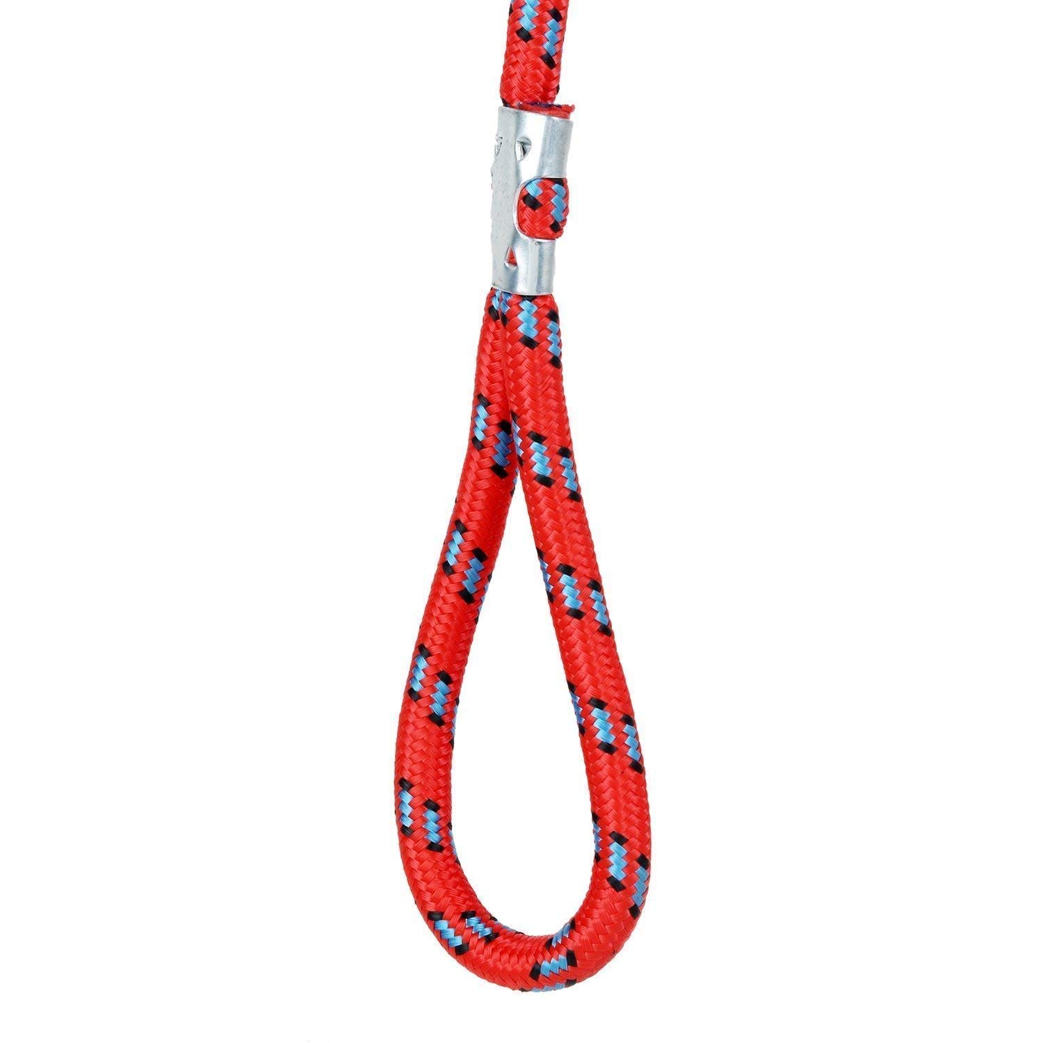 Premium Nylon Rope Dog Leash for Small Dogs & Puppies - 6mm Thick with Heavy-Duty Hook - Set of 2 (Colors May Vary) - Perfect for Walking, Training & Outdoor Adventures