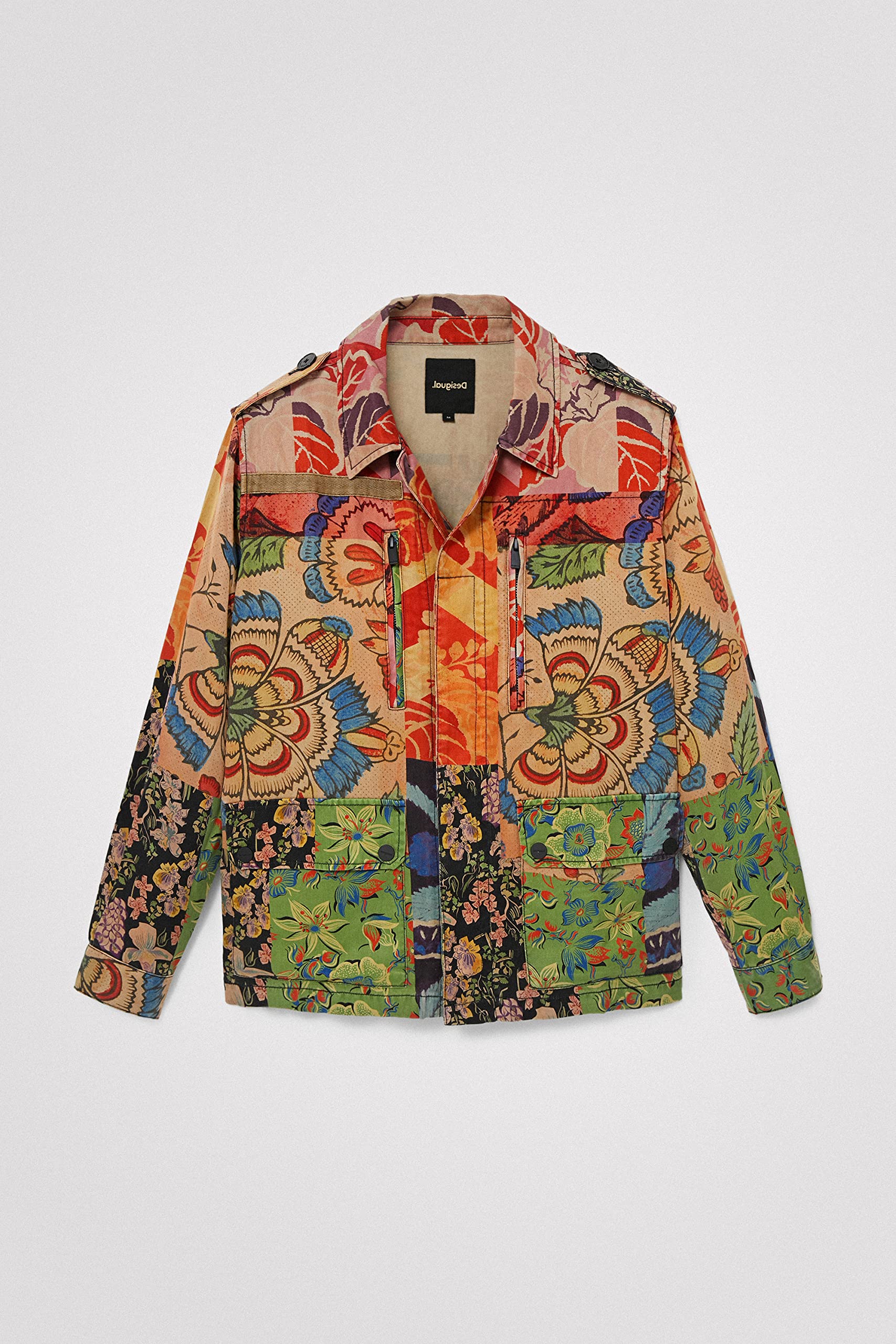 Desigual Women's Winter Coat - Waterproof Warm Jacket for Cold Weather | Fashionable Outerwear for Everyday Wear & Outdoor Activities