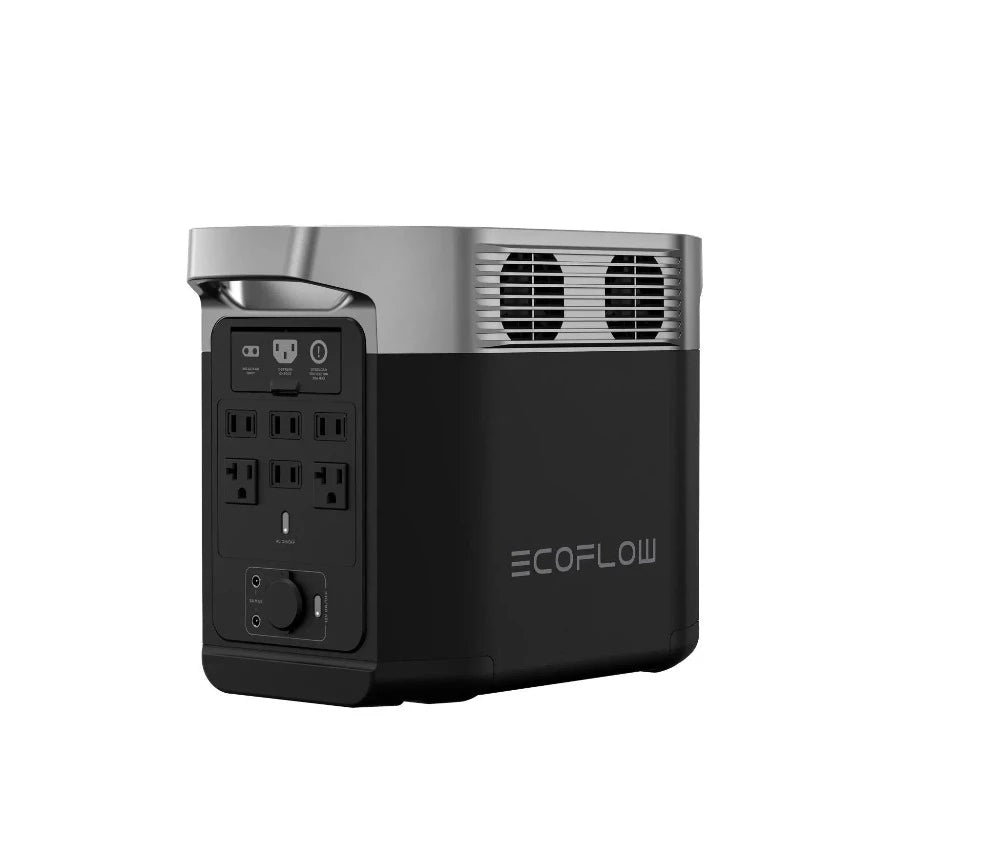 EcoFlow DELTA 2 Portable Power Station 1200W | Solar Generator for Camping, Home Backup & Outdoor Adventures | Fast Charging, Expandable Battery, Clean Energy Solution