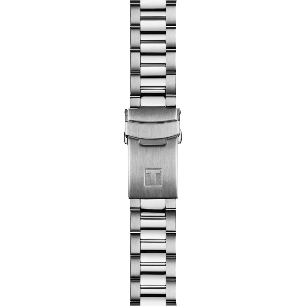 Seastar 1000 GMT Quartz Men's Watch 40mm Black Dial with Green/Black Bezel & Stainless Steel Bracelet - Perfect for Travel, Business & Everyday Wear