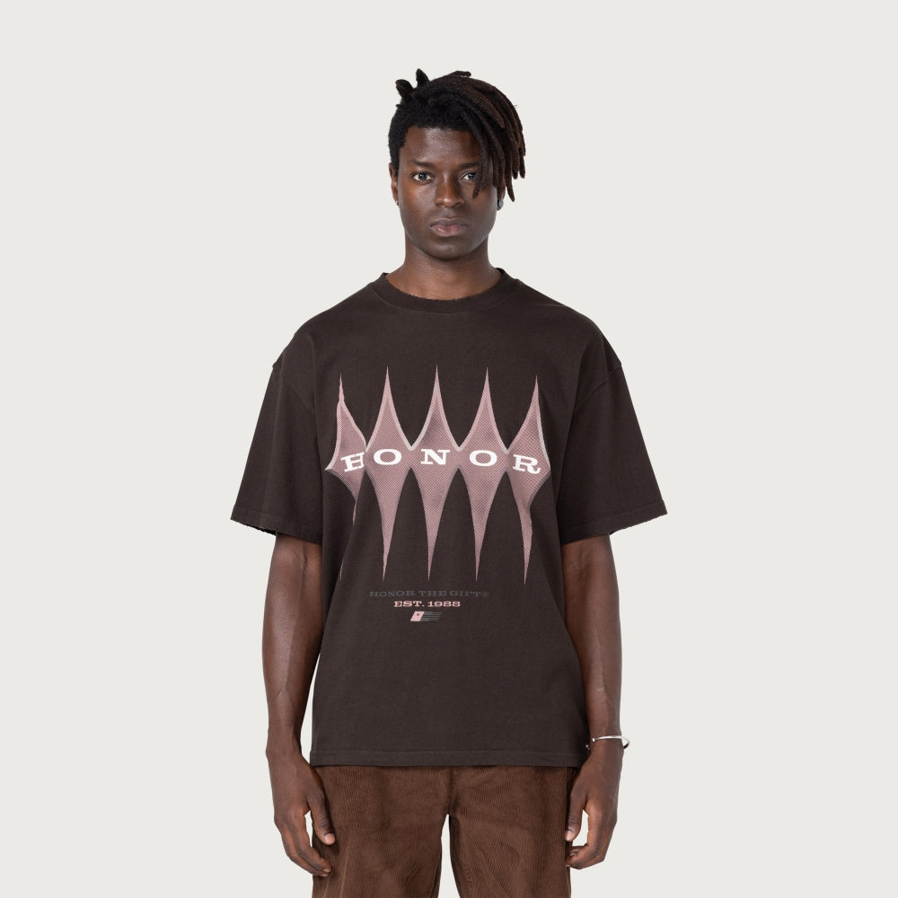 HONOR THE GIFT Black Diamond Graphic Short Sleeve T-Shirt - Stylish Casual Wear for Men & Women | Perfect for Streetwear, Gifts & Everyday Fashion