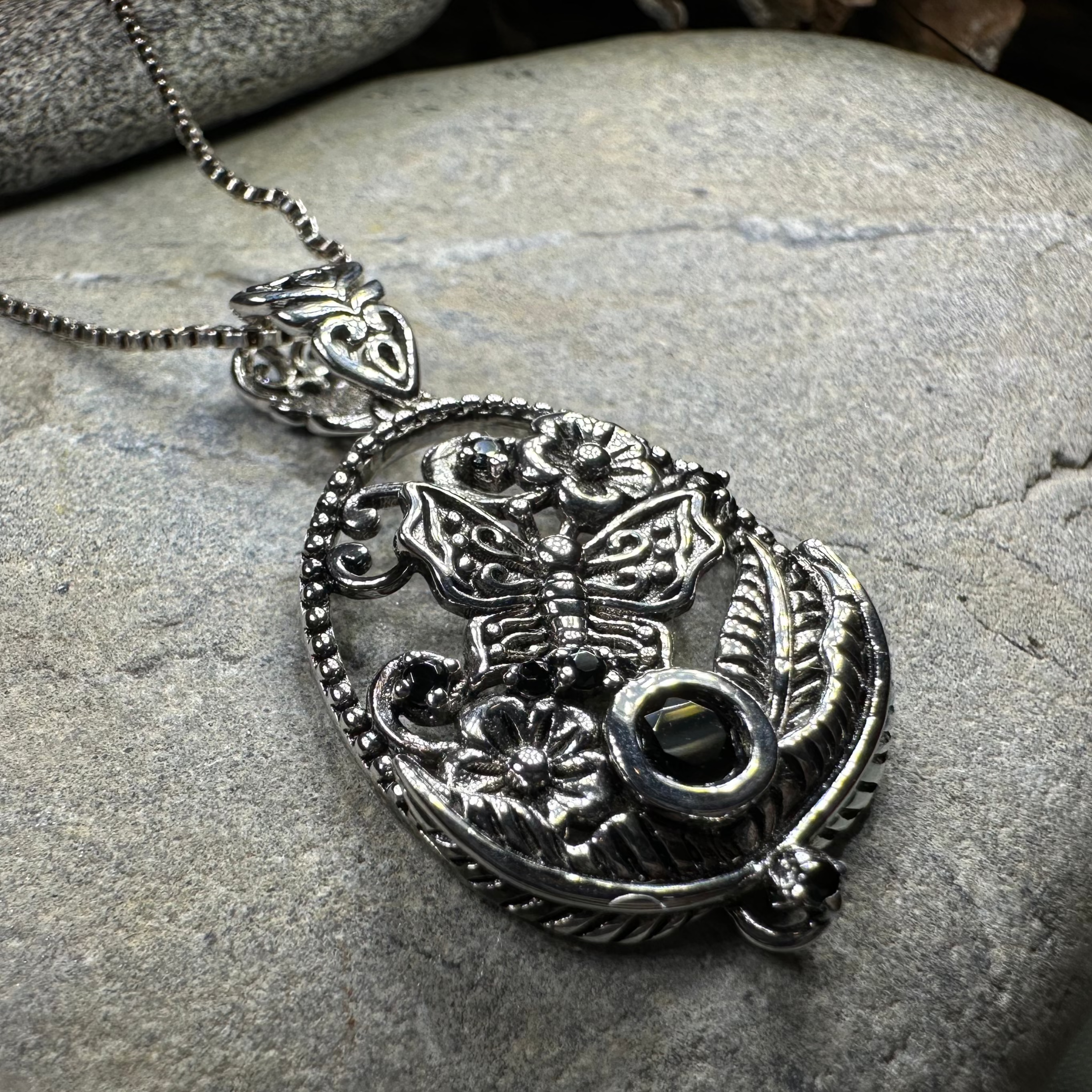 Celtic Butterfly Necklace for Women - Elegant Stainless Steel Pendant Jewelry Gift for Her | Perfect for Weddings, Anniversaries, and Special Occasions