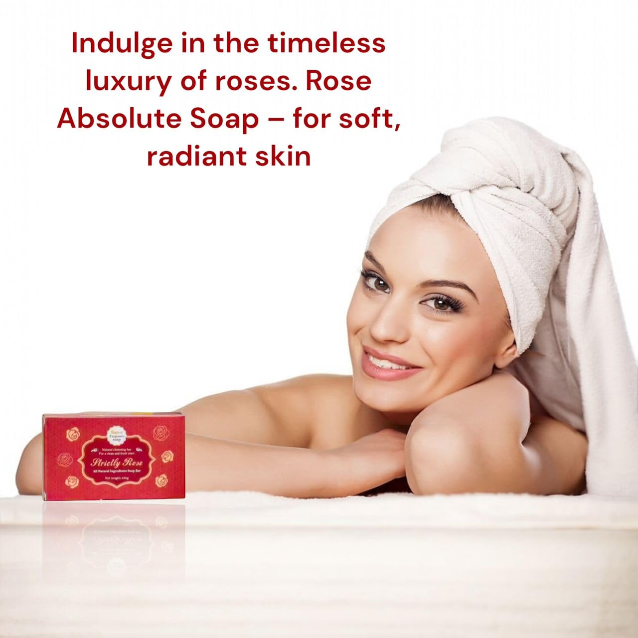 Strictly Rose All Natural Ingredients Bar Soap - 8.8 oz | Handmade Organic Soap for Sensitive Skin | Perfect for Daily Cleansing, Spa Day & Gift Sets