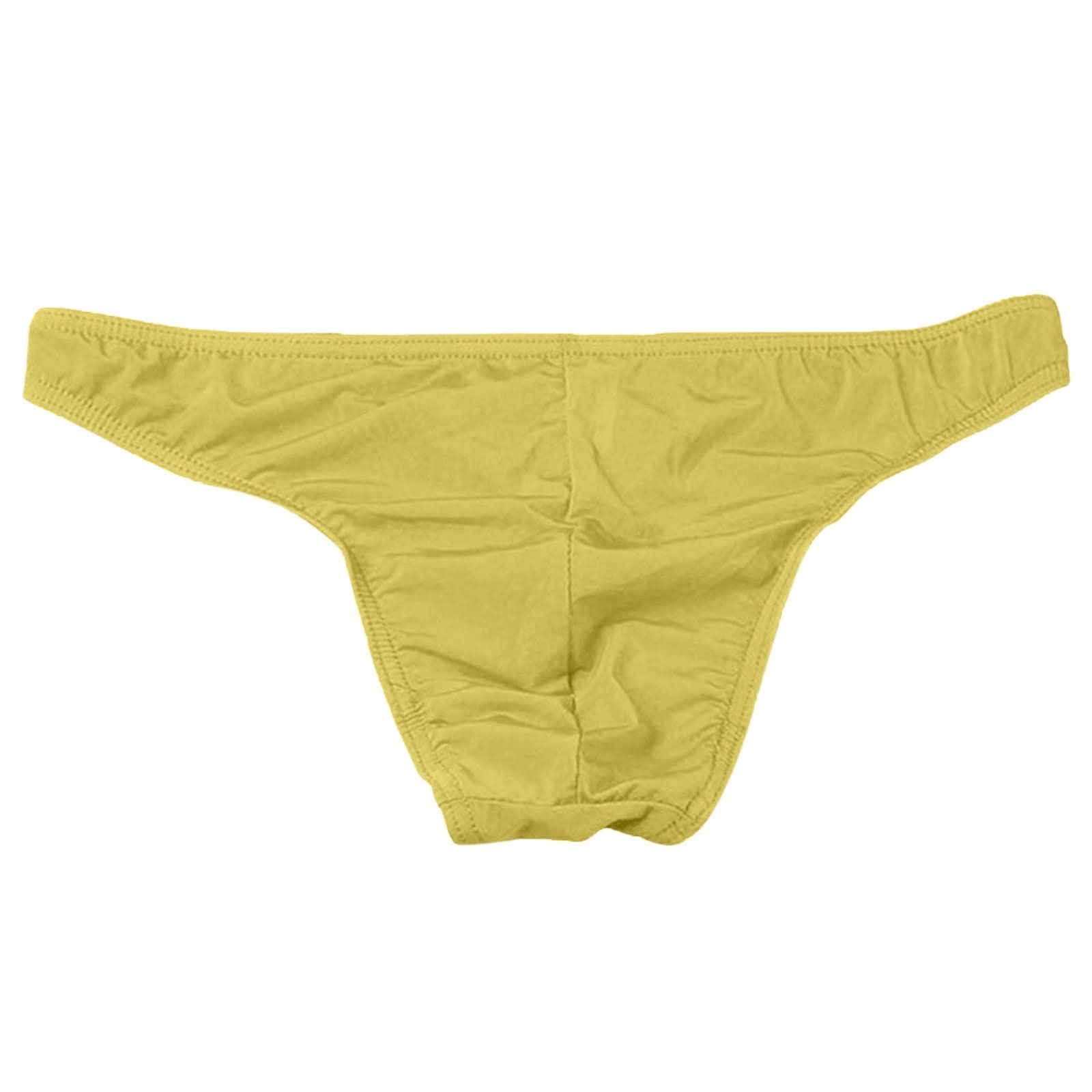 Men's Breathable Cotton Brief Underwear - Soft Comfortable Solid Color Boxer Shorts for Everyday Wear & Active Lifestyles