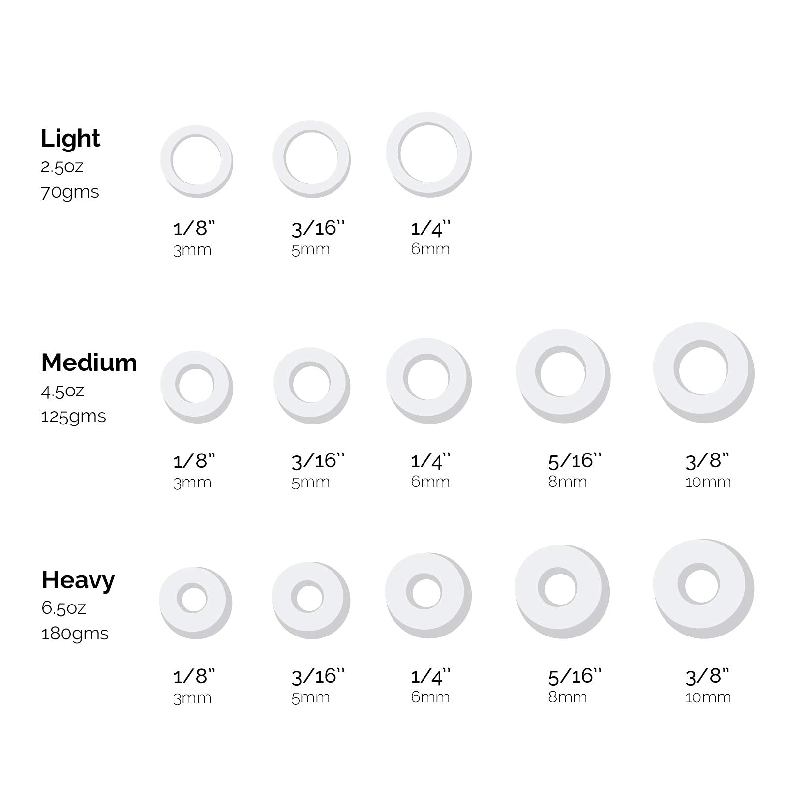 JMU Orthodontic Elastics 3/8
