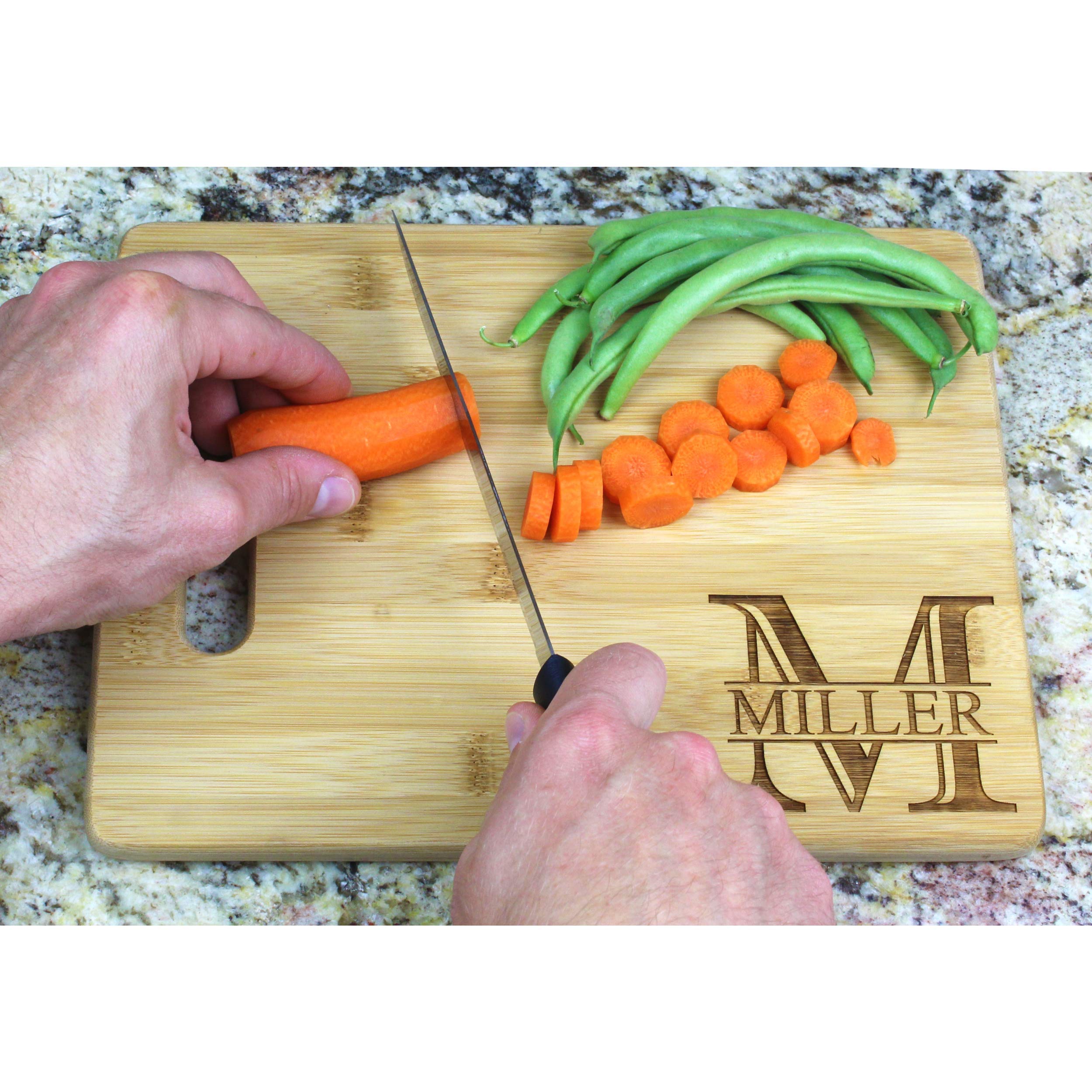 Personalized Bamboo Cutting Board - Mother's Day & Anniversary Gift for Her - Perfect for Kitchen & Home Decor