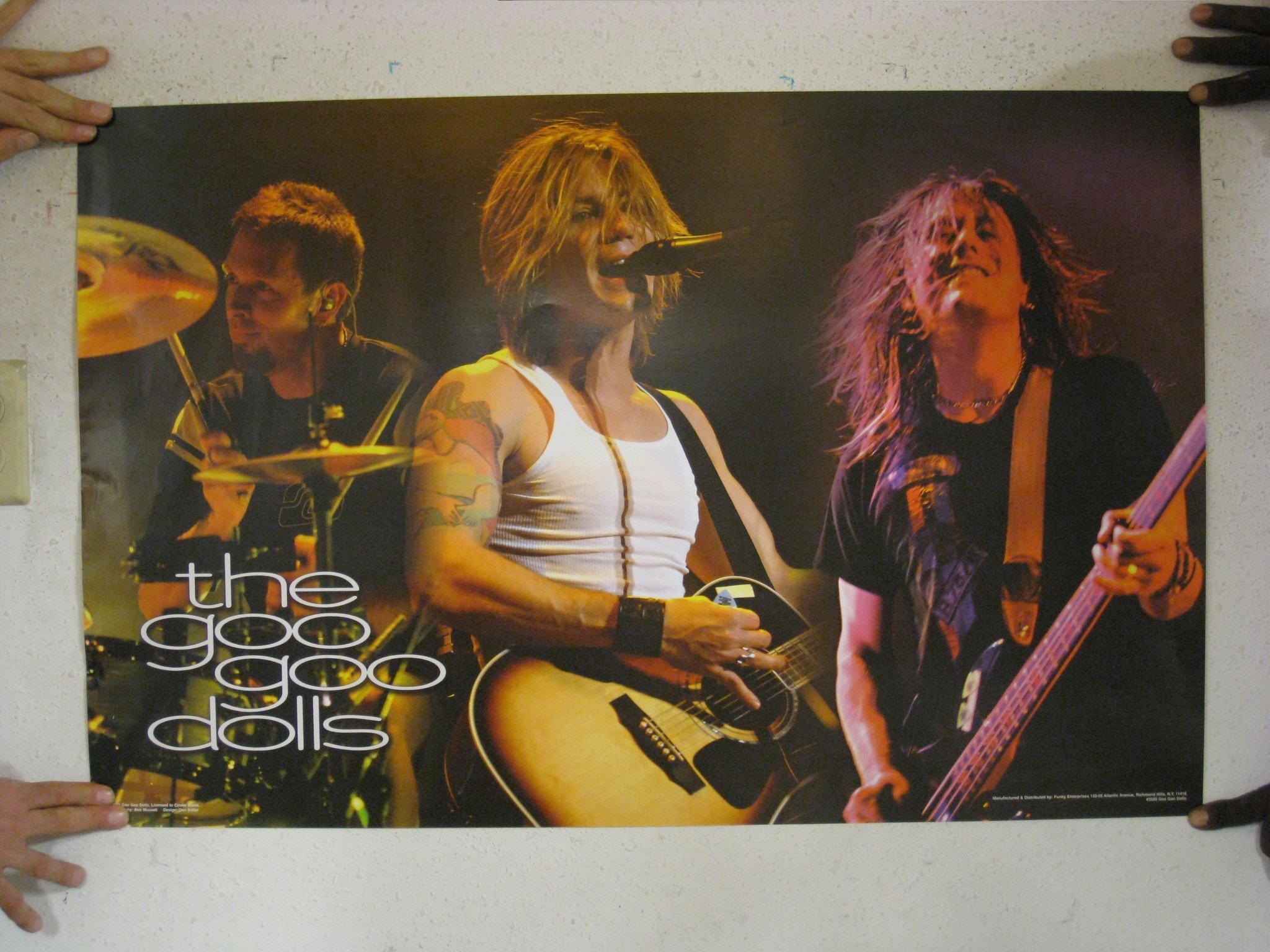 The Goo Goo Dolls Concert Poster - High Quality Band Photo Print for Music Fans | Perfect for Bedroom, Office & Music Room Decor