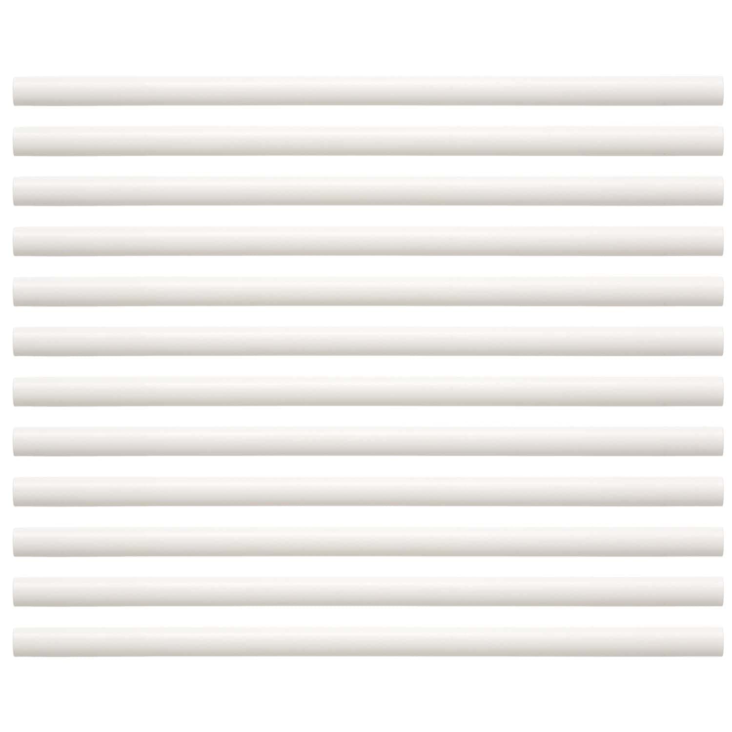 Questech Decor 1/2 x 12 Inch White Matte Quarter Round Tile Trim - 12 Pack | Corner Shower Tile Edge Trim & Jolly Tile Liner Cap for Kitchen Backsplash, Bathroom Shower & Wall Protection | Perfect for DIY Home Renovation & Waterproof Edge Finishing
