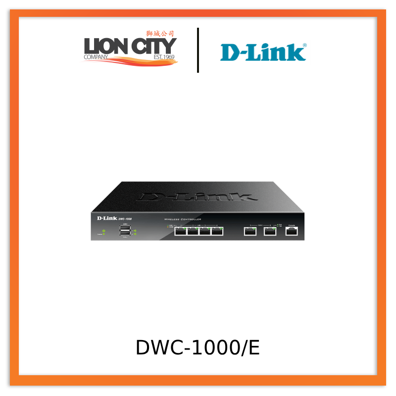 D-Link DWC-1000/E Wireless Controller for Business Networks - Pre-Order Now | Secure Remote Management & Scalable WiFi Solutions for Offices, Schools & Hotels