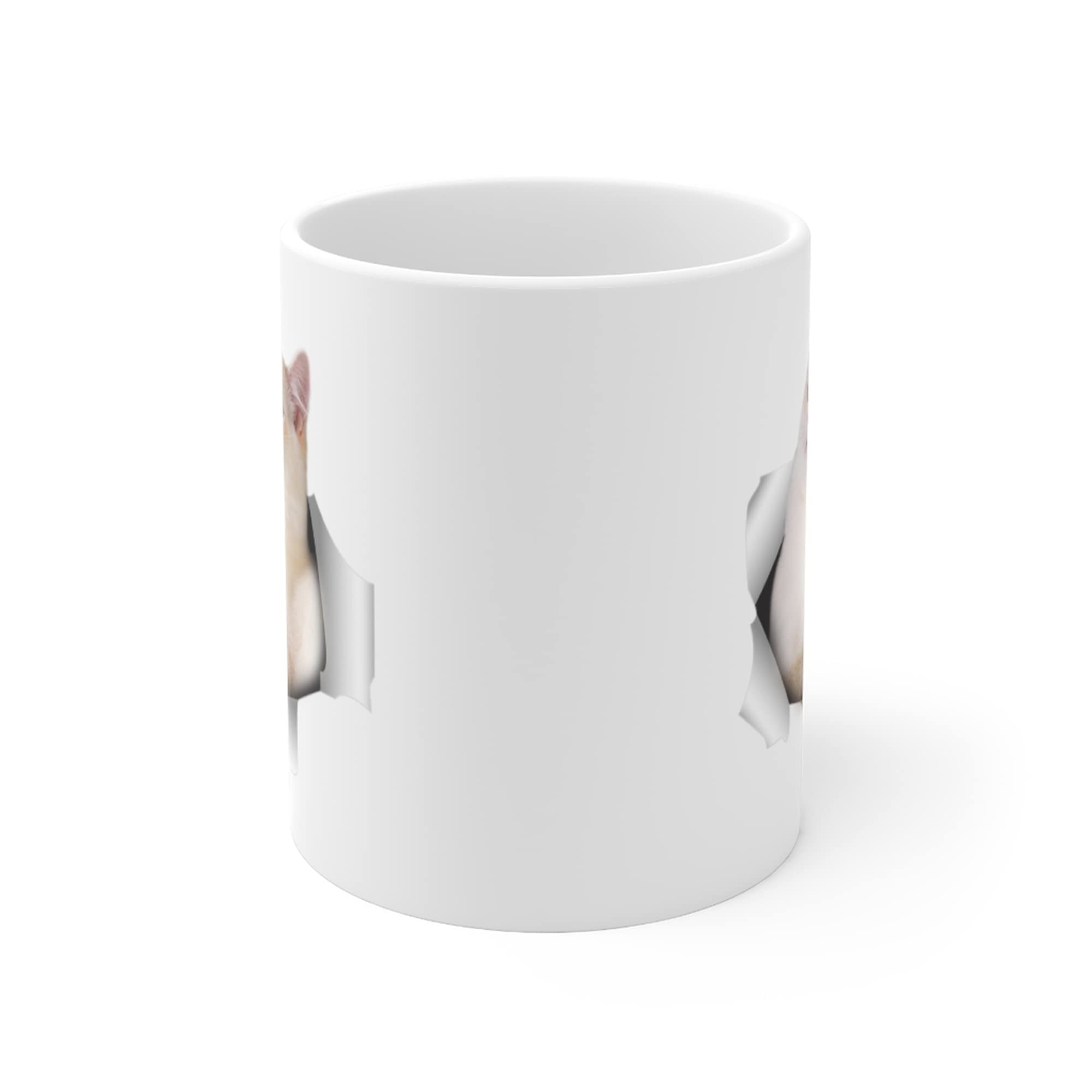 Siamese Cat Red Point Coffee Mug - 11oz White Ceramic Cup with Funny Design, Perfect Gift for Cat Lovers & Women - Christmas 2024 Present, Ideal for Home, Office & Coffee Breaks
