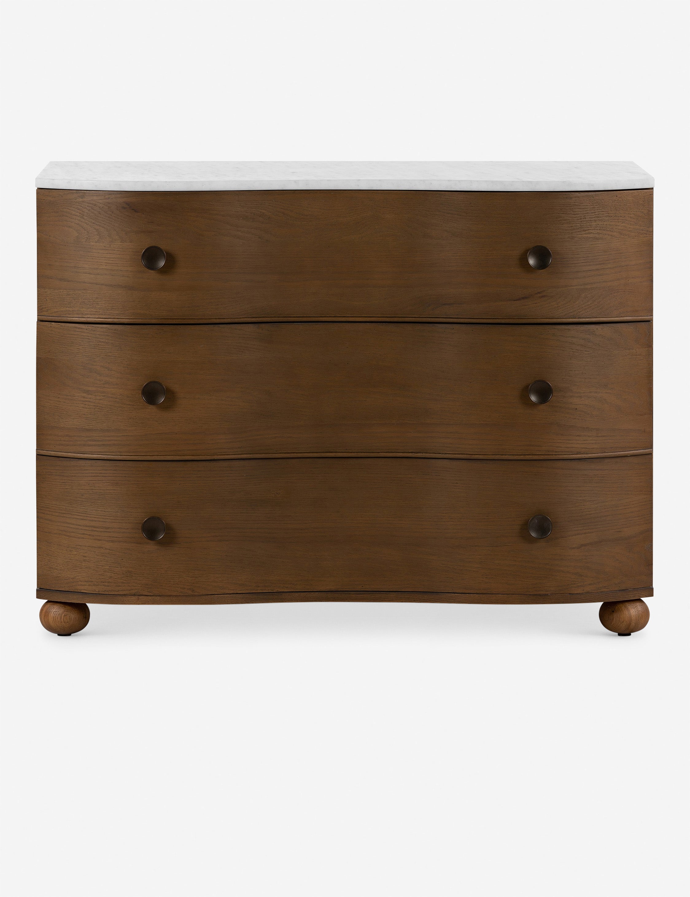 Amherst Dresser - 5-Drawer Wooden Chest of Drawers for Bedroom, Vintage Style Storage Organizer | Perfect for Bedroom, Living Room, and Dorm Furniture