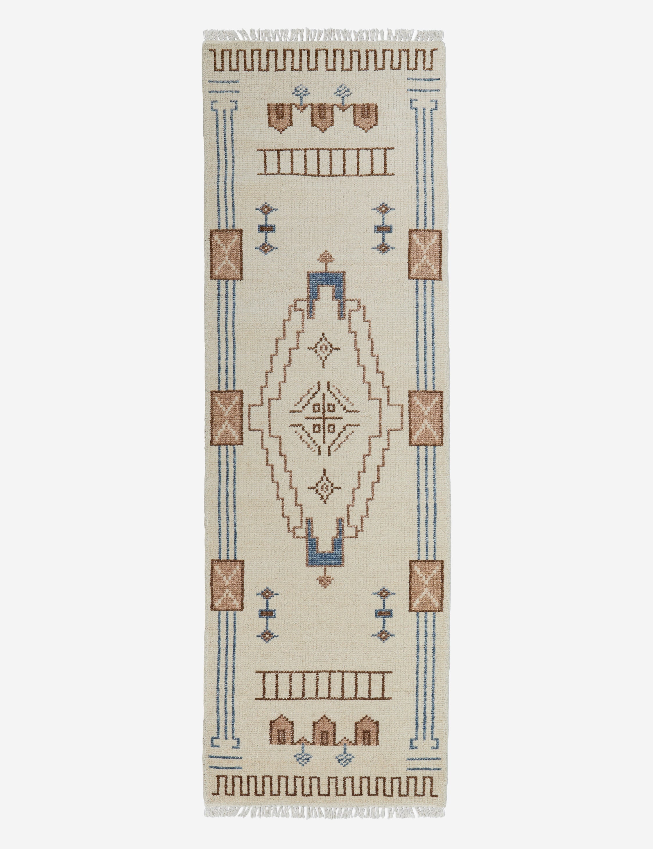 Hand Knotted Wool Rug Swatch 18